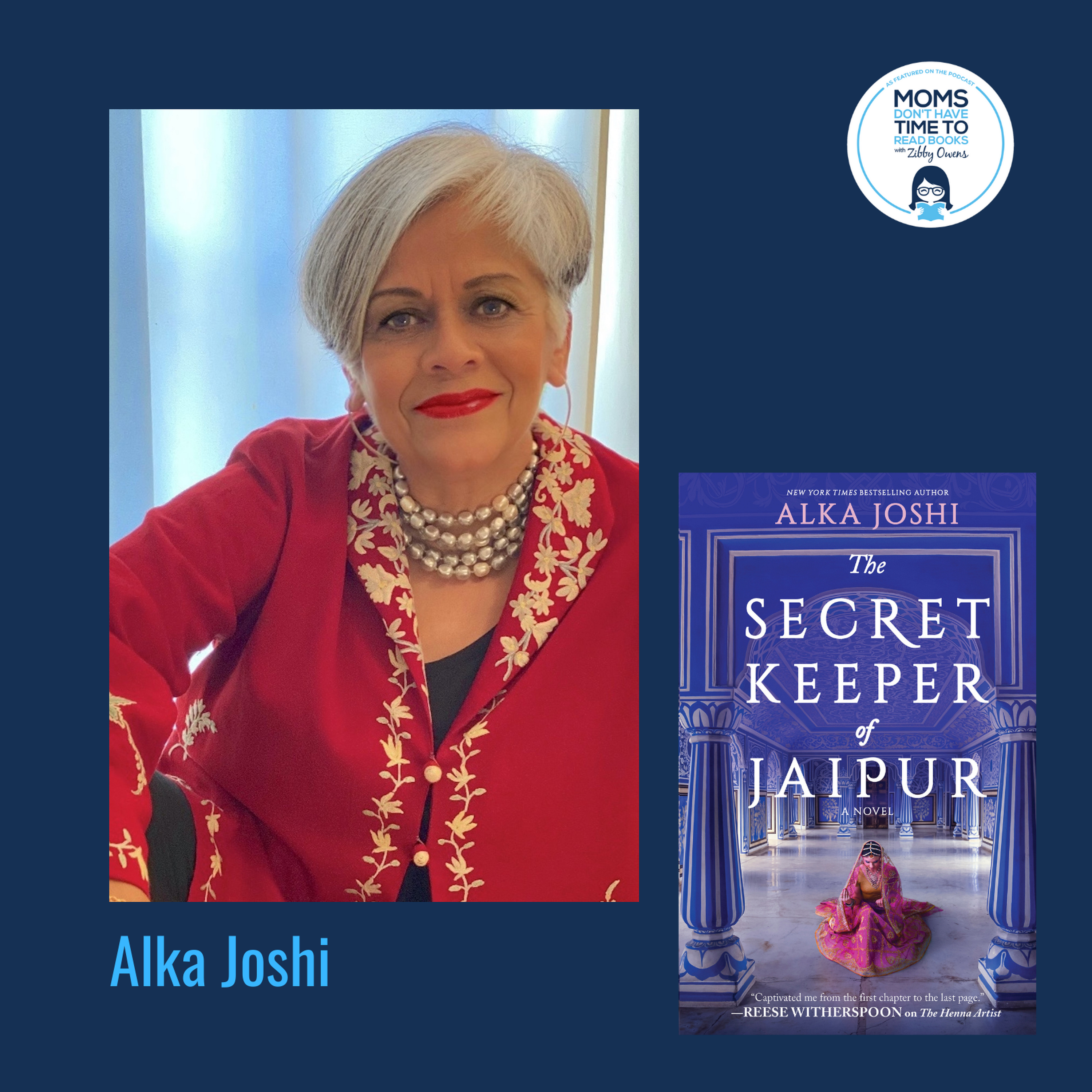 Alka Joshi, THE SECRET KEEPER OF JAIPUR: A Novel