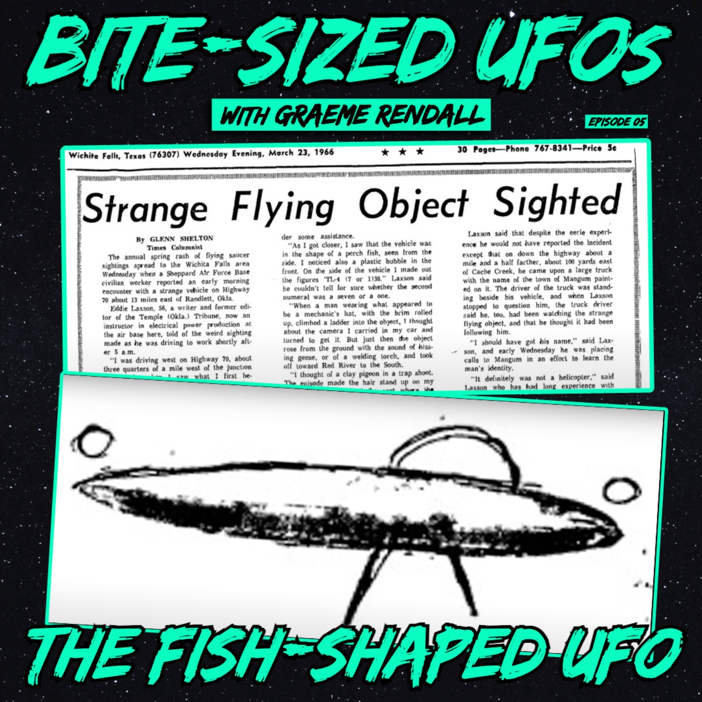 cover of episode Bite-Sized UFOs | The Fish-Shaped UFO