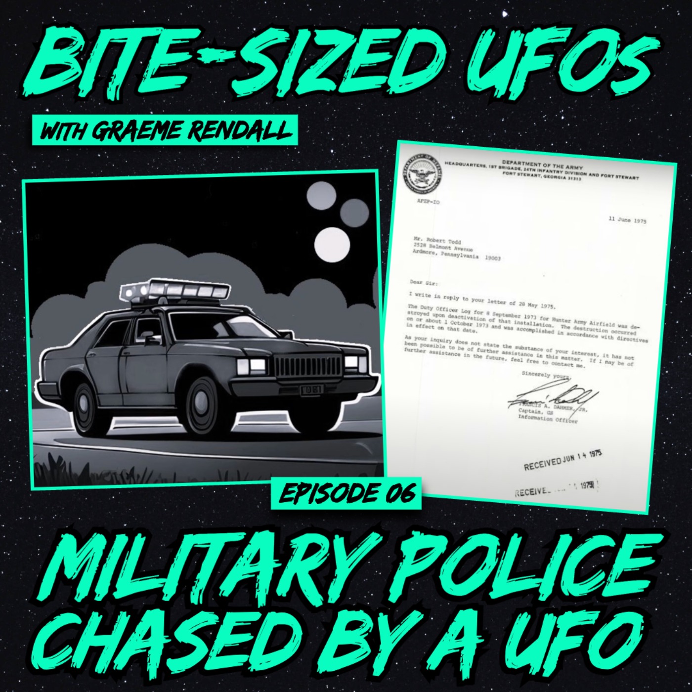 cover of episode Bite-Sized UFOs | Military Police Chased by a UFO