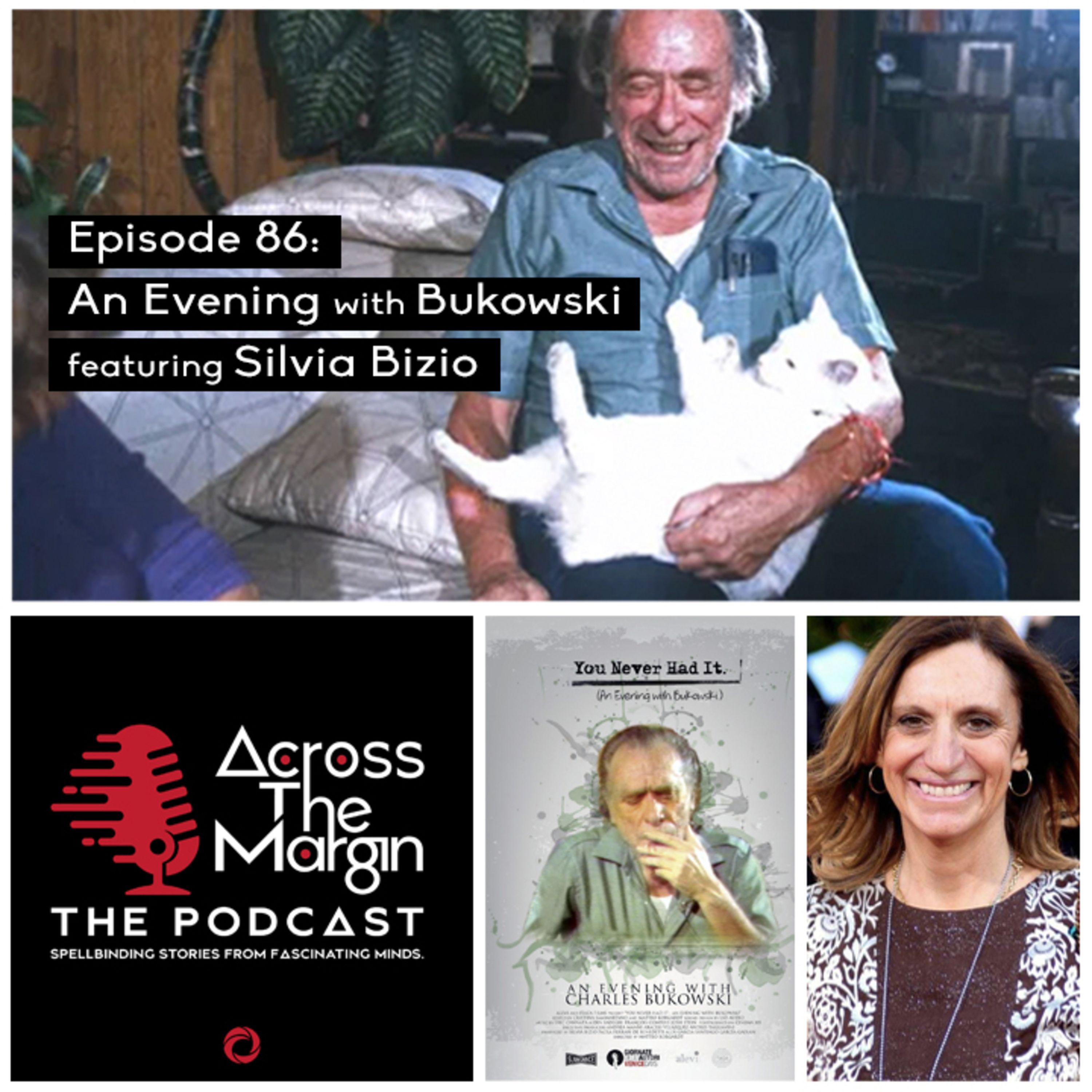 cover art for Episode 86: An Evening with Bukowski Featuring Silvia Bizio
