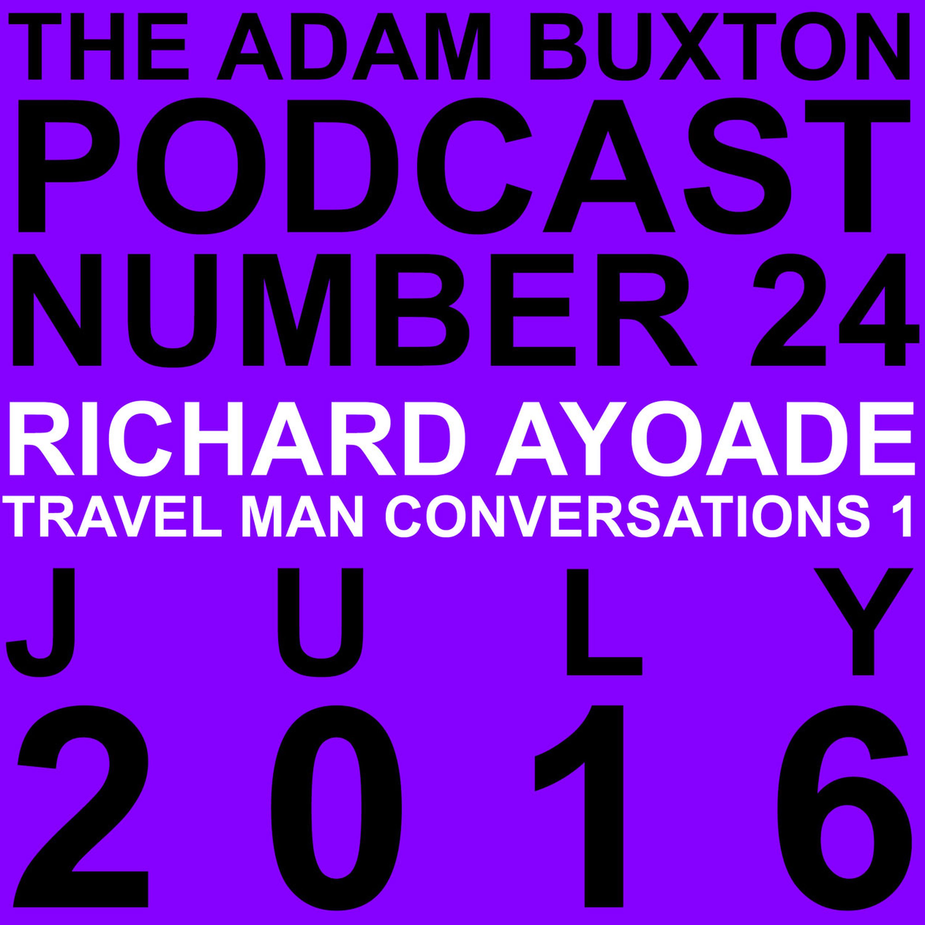 cover art for EP.24 - RICHARD AYOADE (TRAVEL MAN CONVERSATIONS 1)