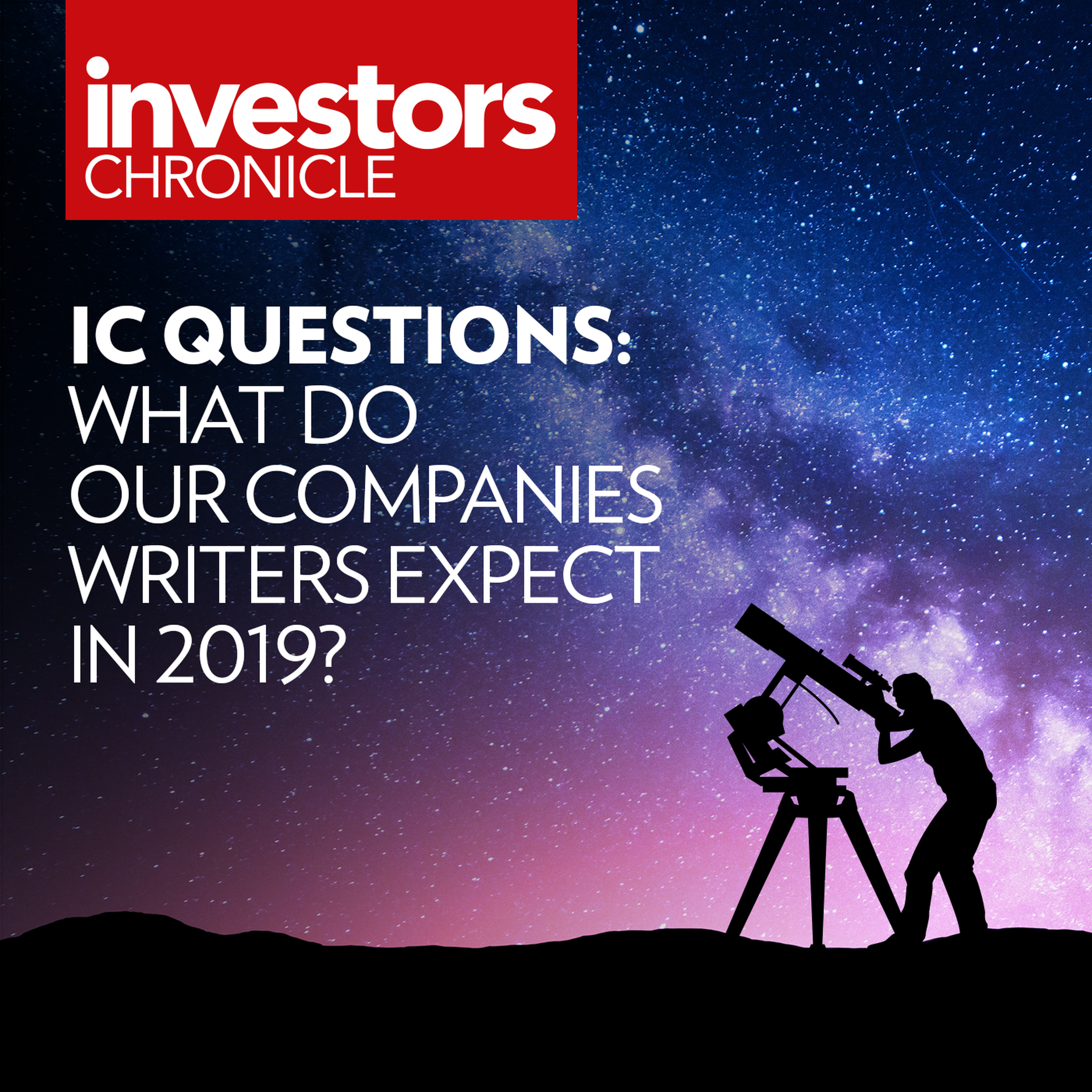 IC Questions: What do our companies writers expect in 2019?