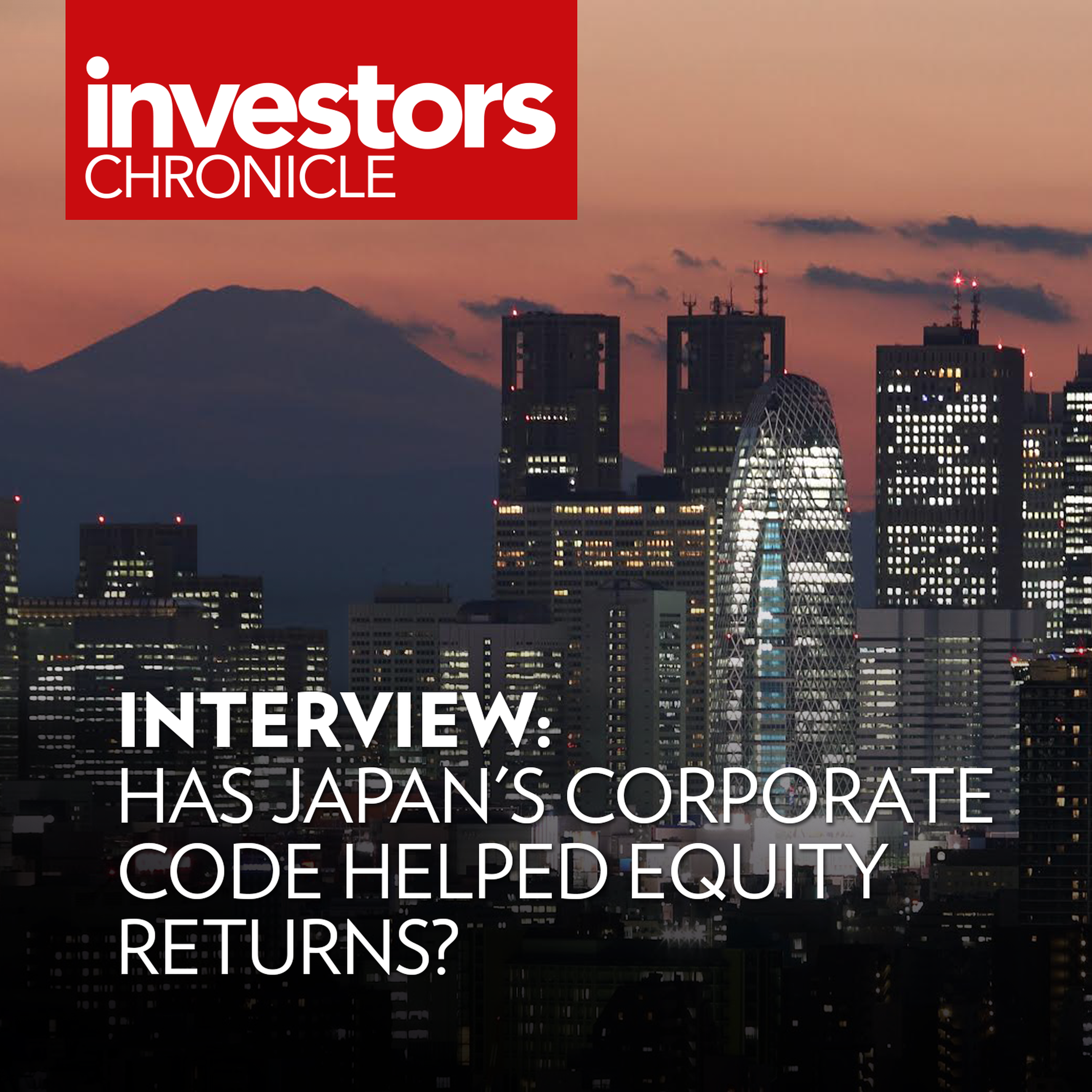 Interview: Has Japan's corporate code helped equity returns?