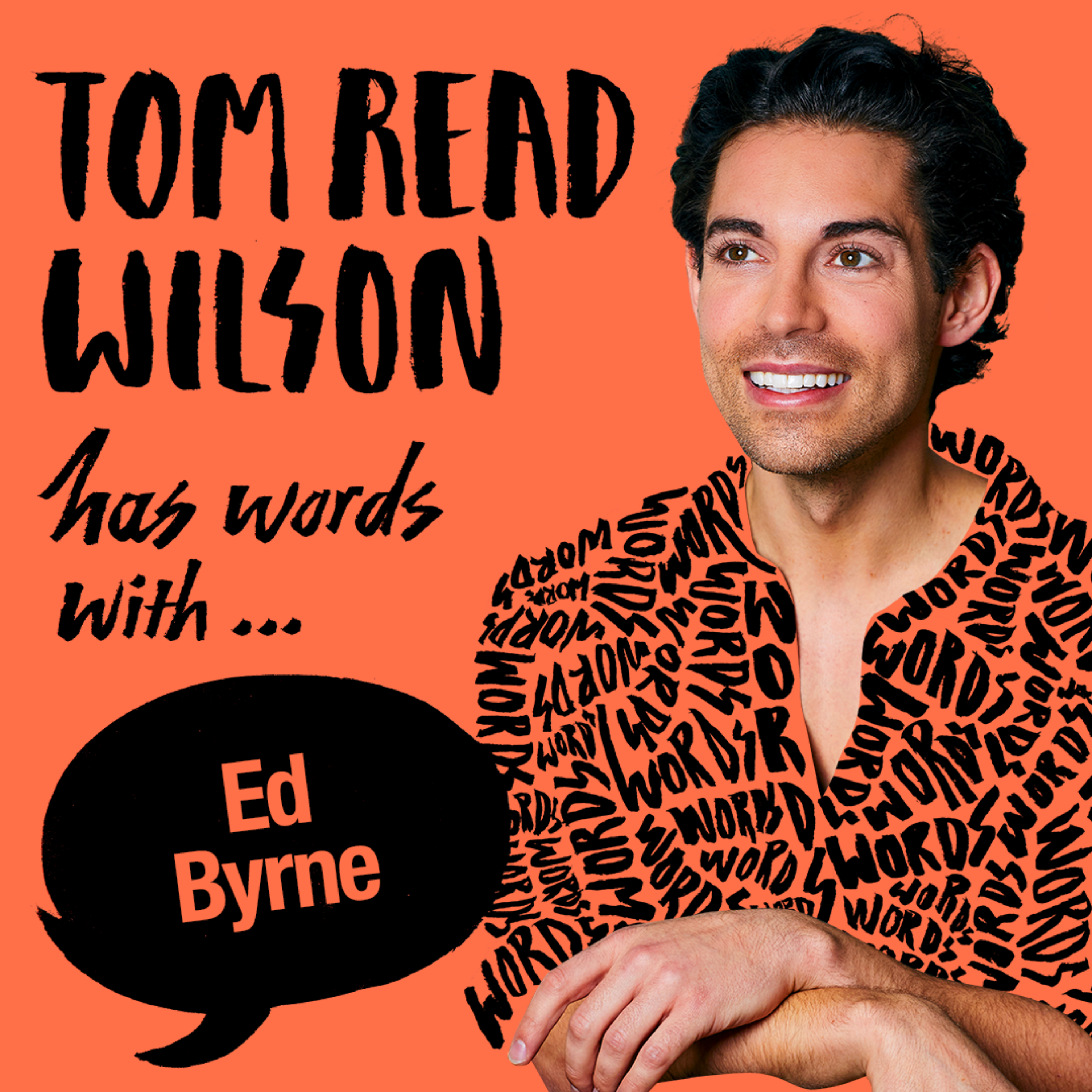 Tom Read Wilson has words with Ed Byrne