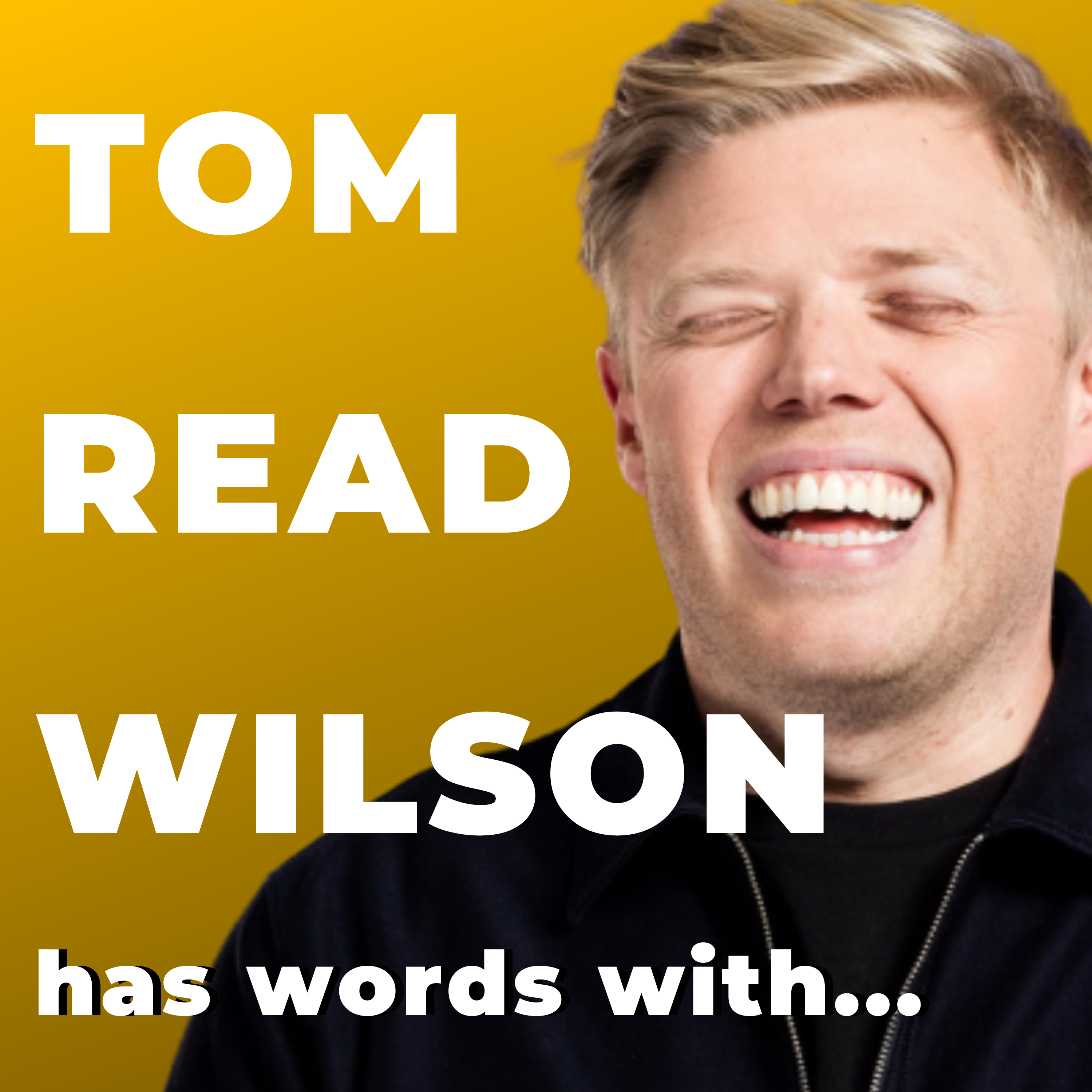 Tom Read Wilson has words with Rob Beckett