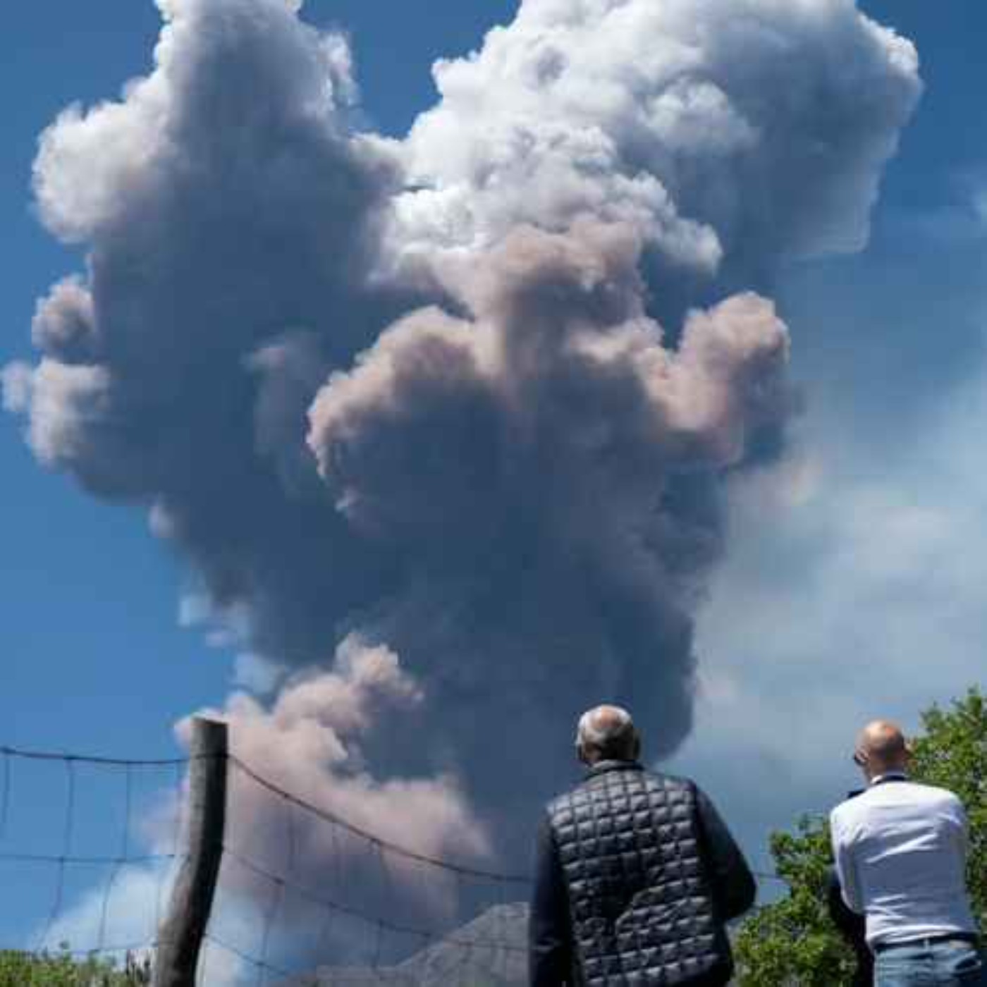 Mount Etna erupts leaving tourists fleeing for their lives