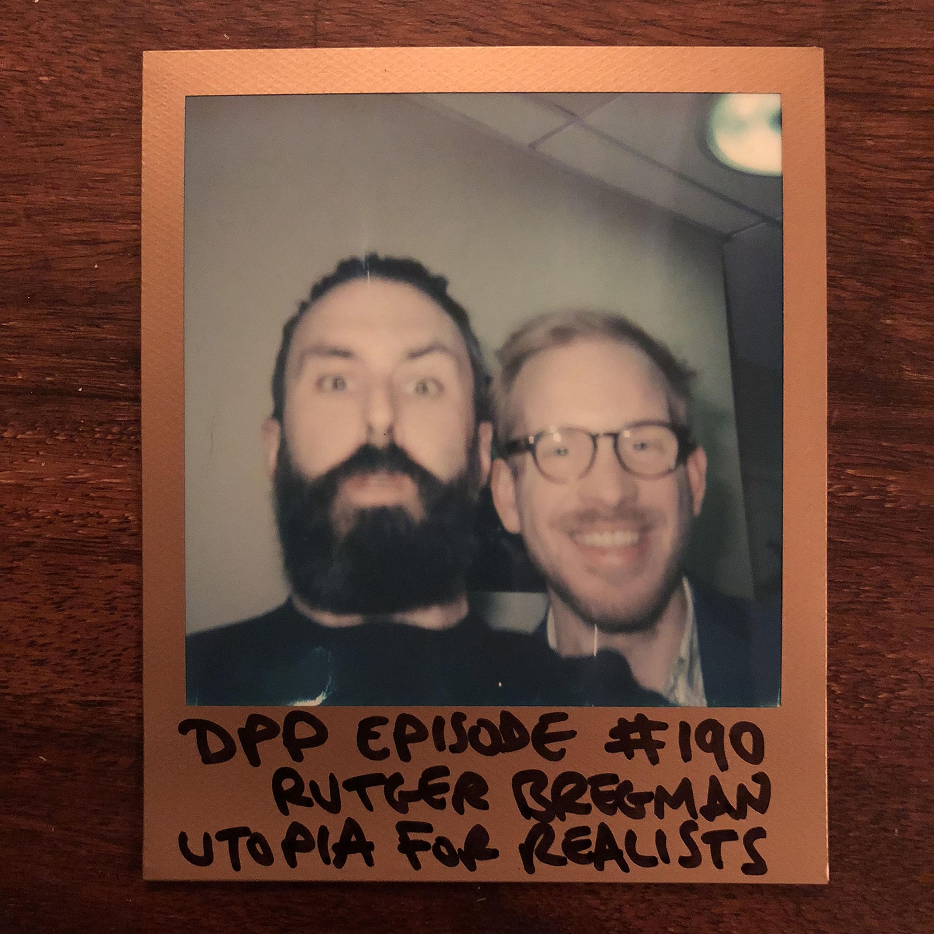 cover art for Rutger Bregman - Distraction Pieces Podcast with Scroobius Pip #190