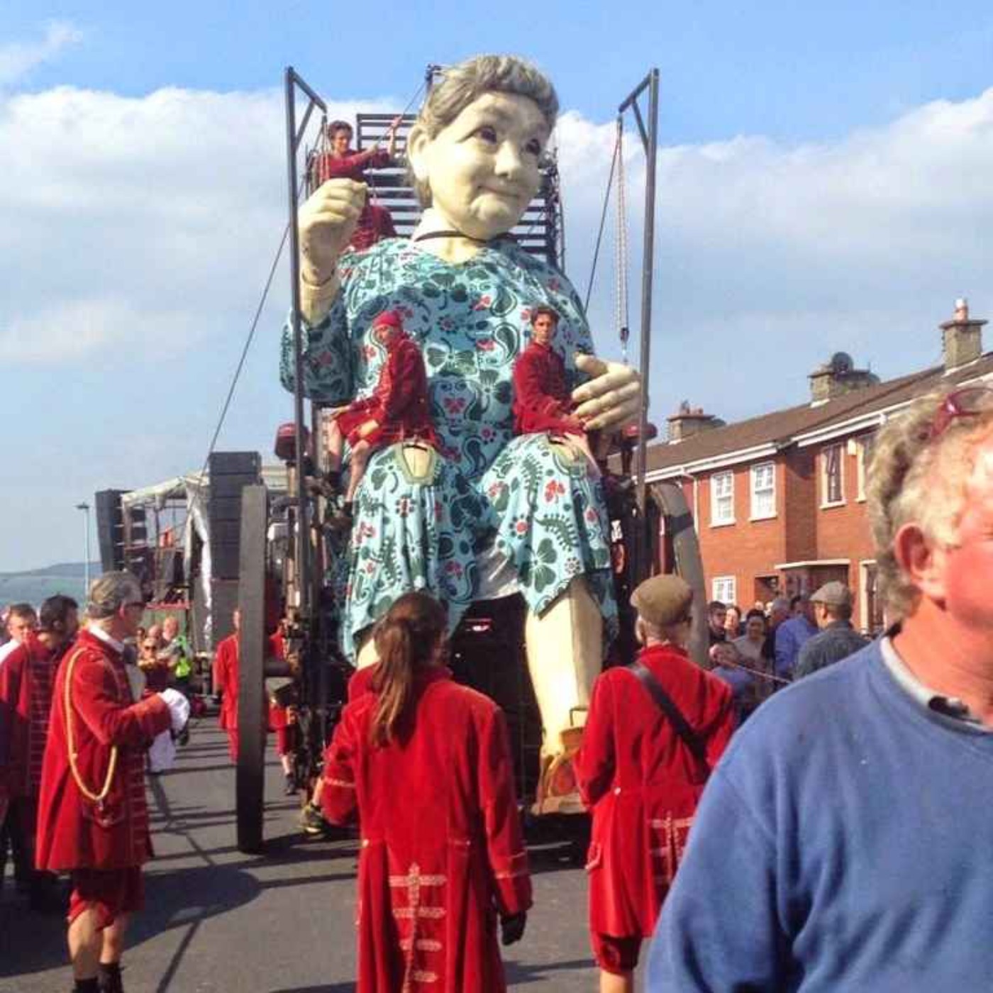 Voices on the streets during Giant Granny's visit to Limerick ten years ago this week