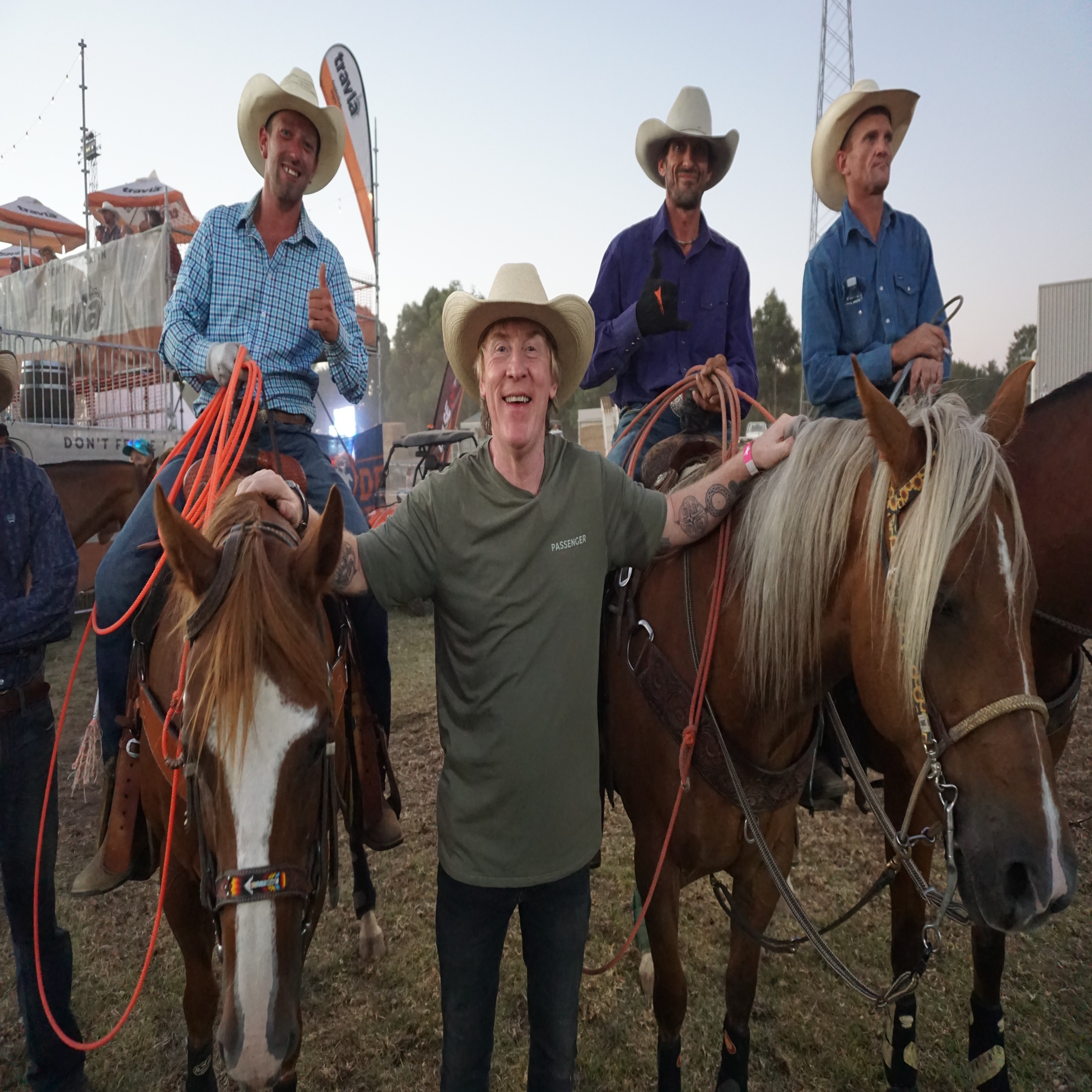 Hector's on the road with his latest TV series episode artwork