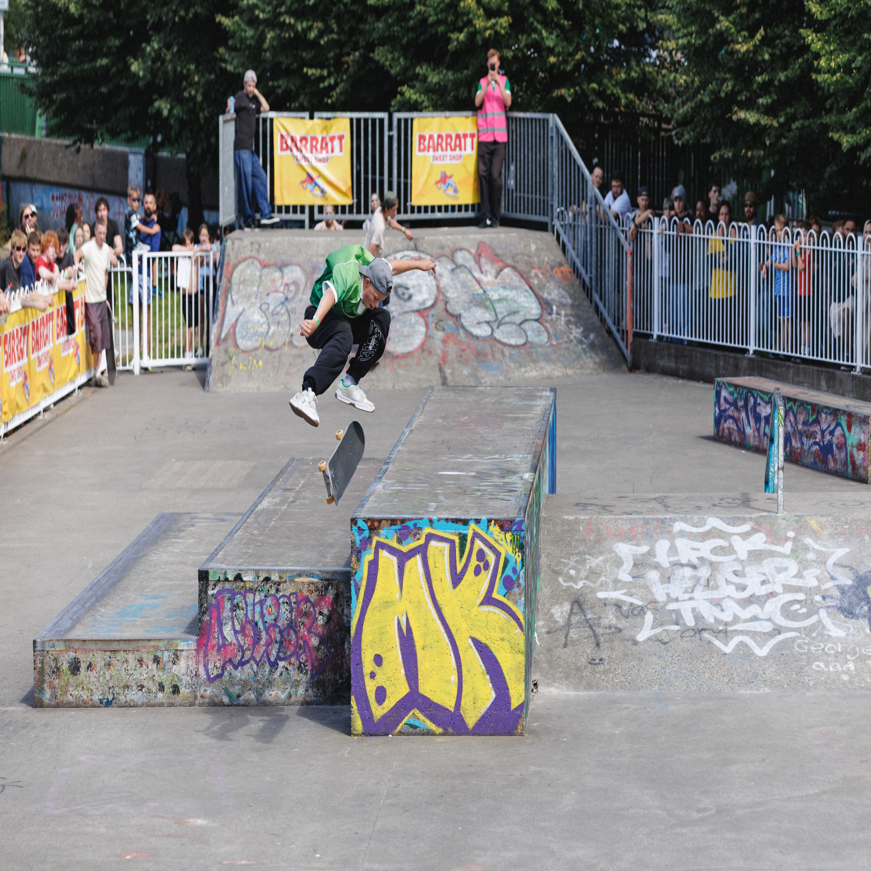 Some of the action from the All Ireland Skate Boarding Championships in Limerick episode artwork