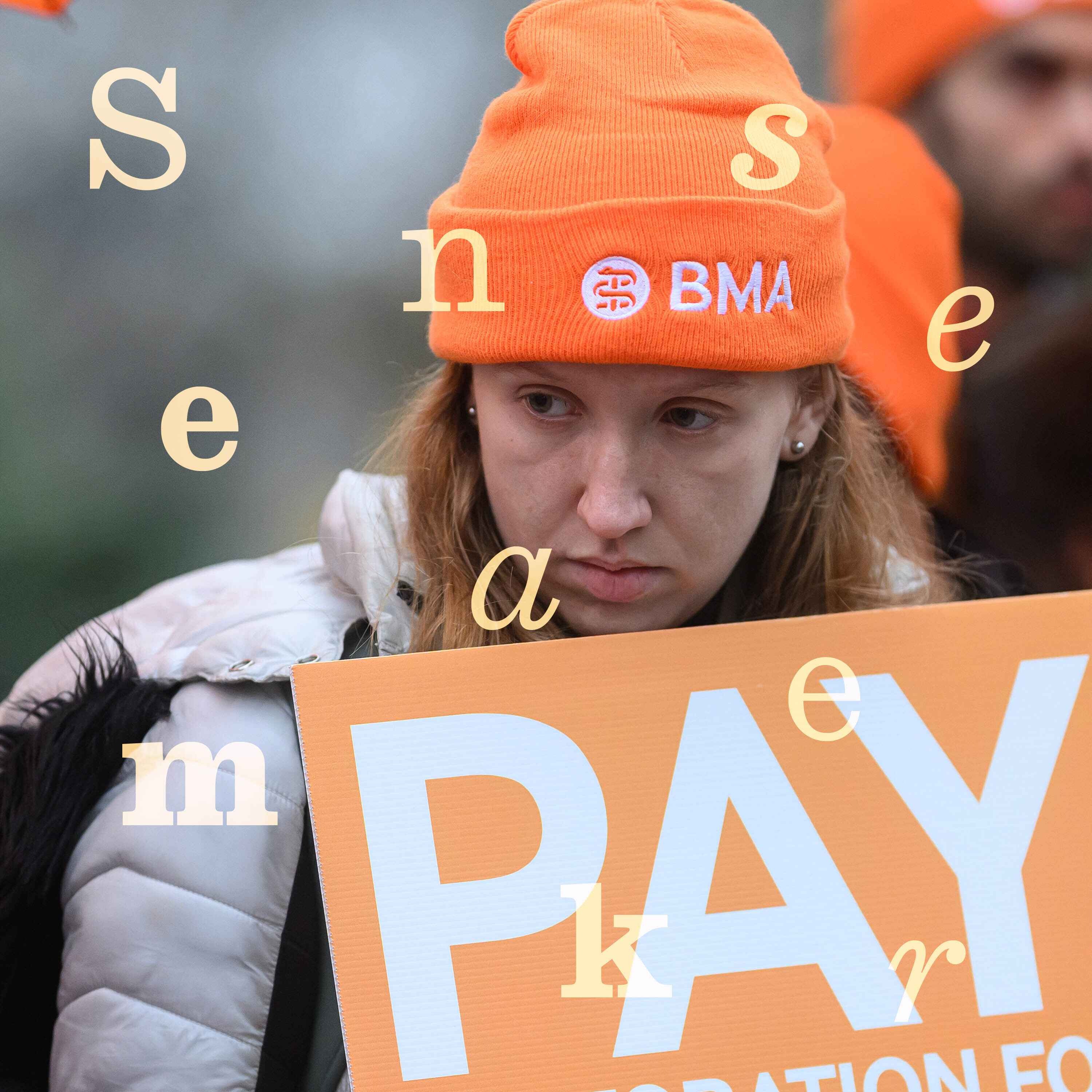 Why are doctors striking during a flu outbreak?