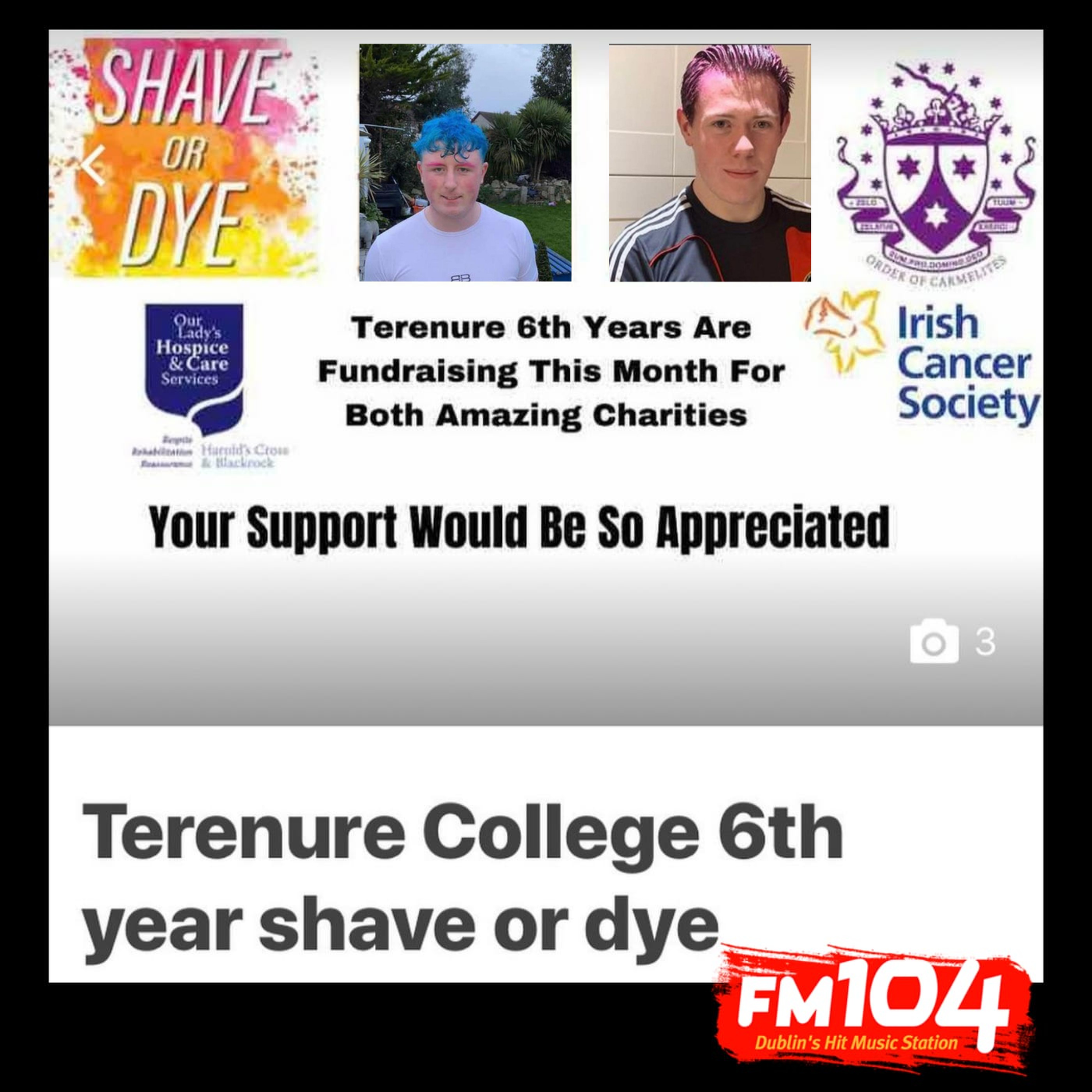 Terenure College 6th Year Shave or Dye