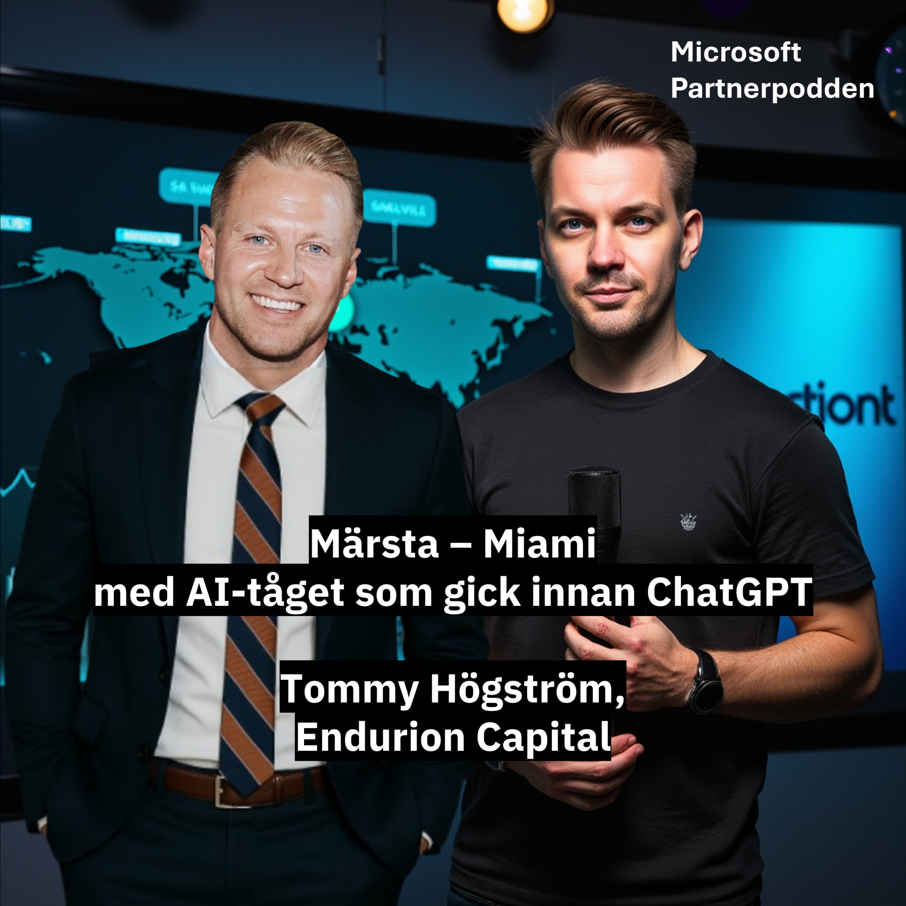 cover of episode Märsta -> Miami med tidiga AI-tåget - Tommy Högström, Endurion Capital