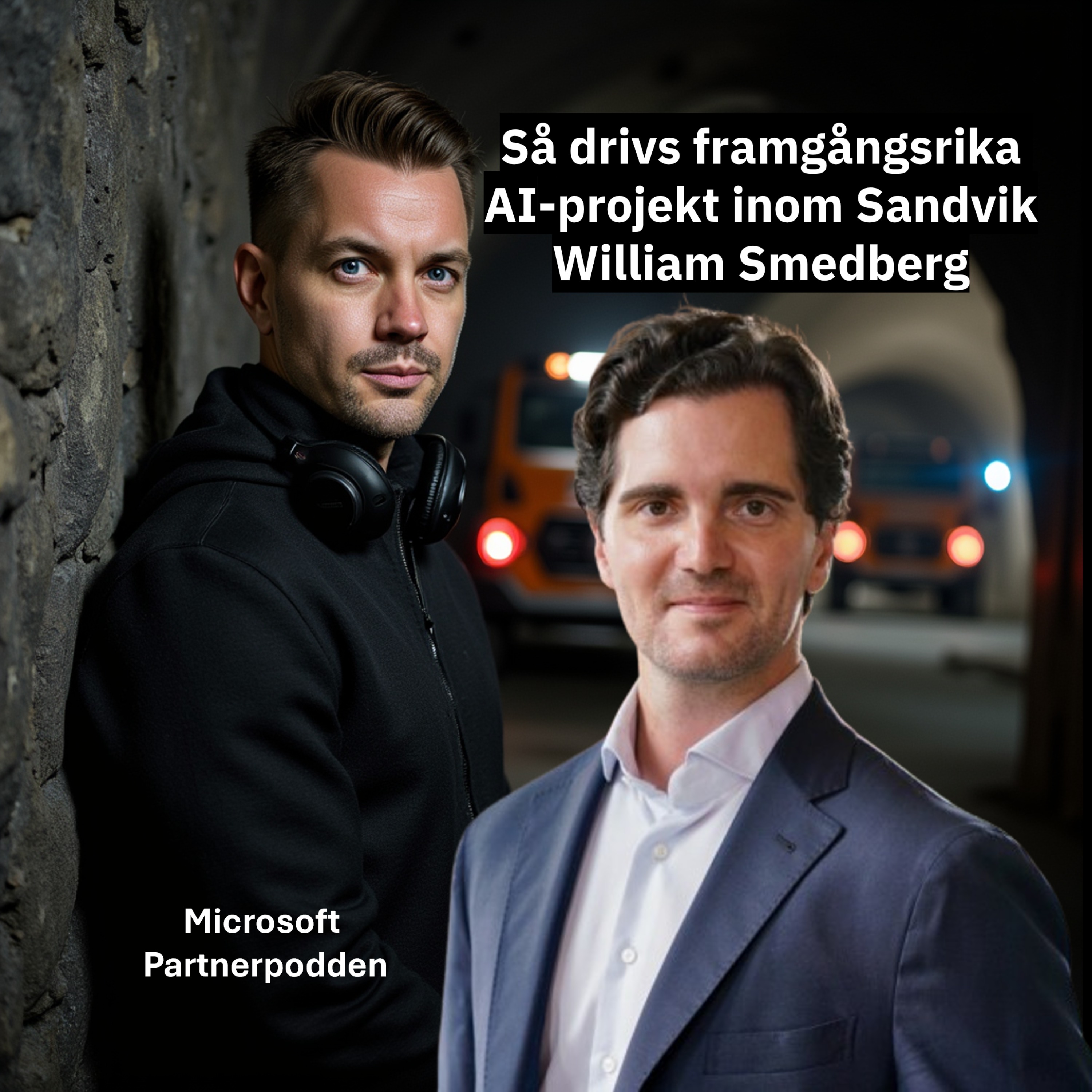 cover of episode Så drivs framgångsrika AI-projekt inom Sandvik - William Smedberg
