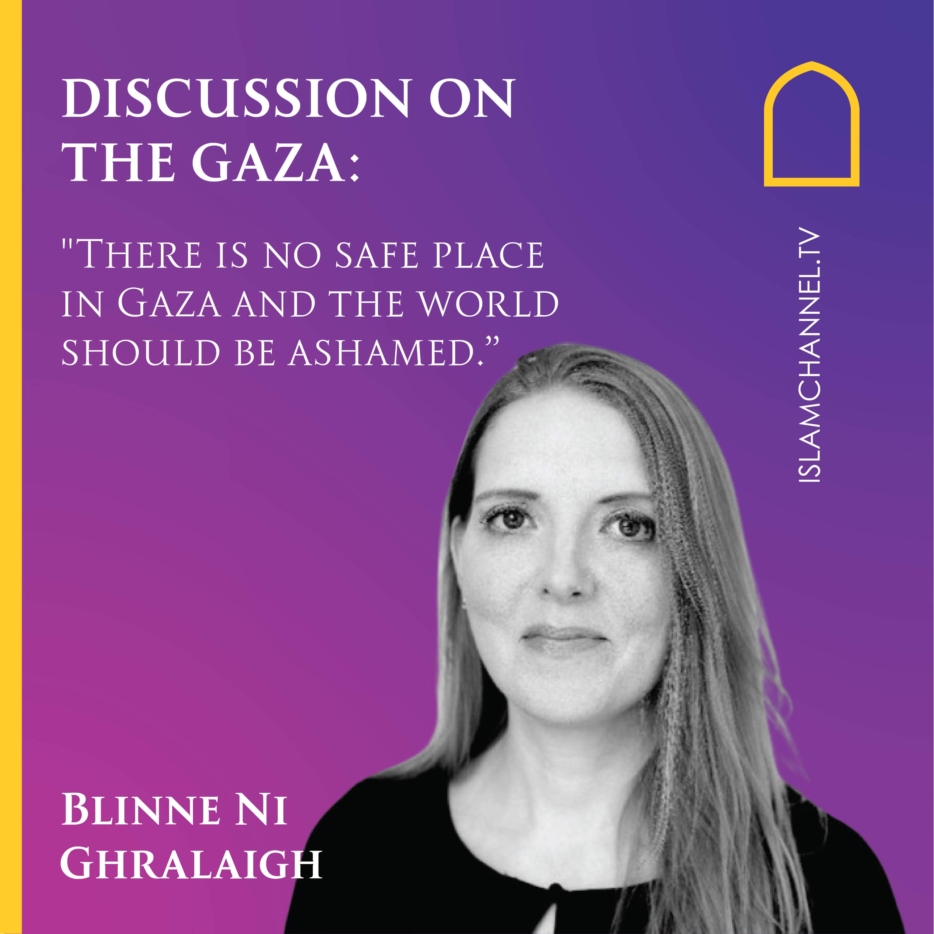 Blinne Ni Ghralaigh: "There is no safe place in Gaza and the world should be ashamed"