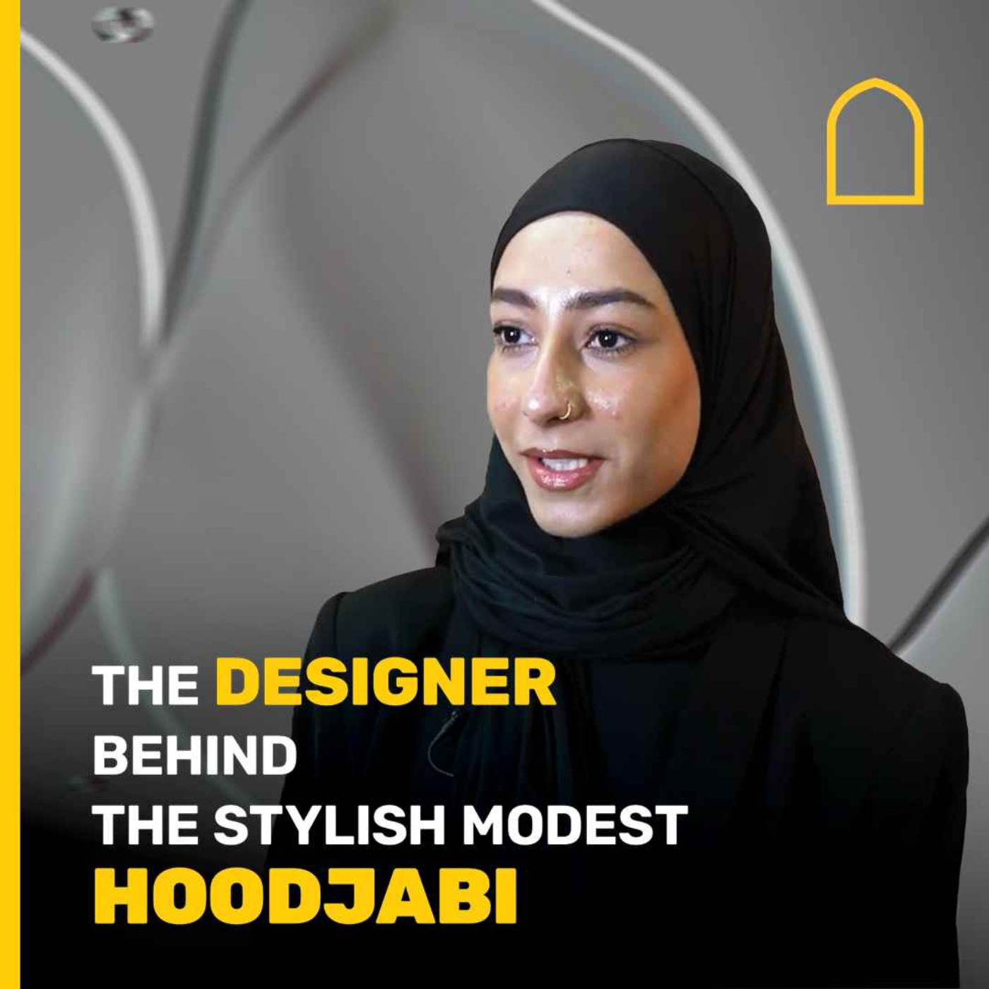The designer behind the modest streetwear Hoodjabi 
