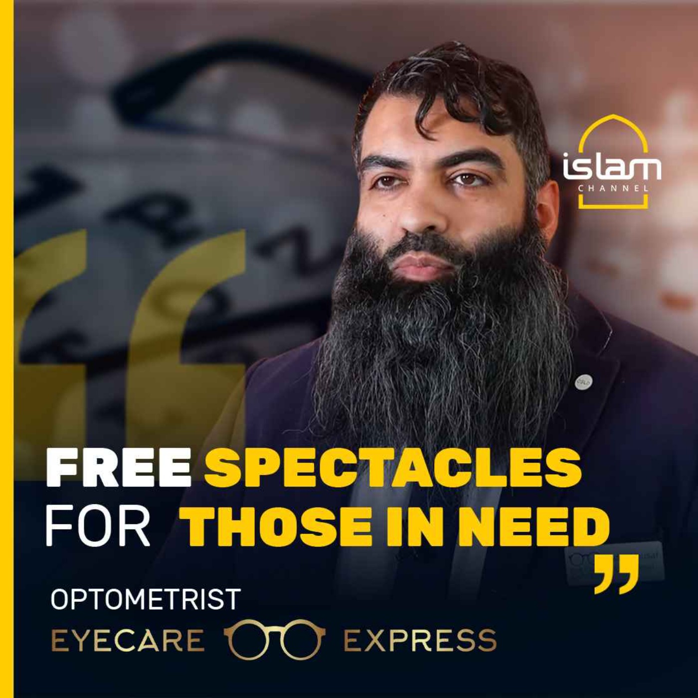 "Free spectacles for those in need" episode artwork