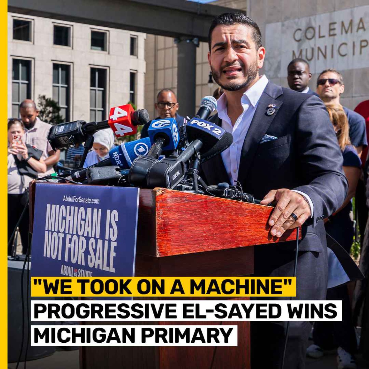 Progressive El-Sayed wins Michigan primary episode artwork