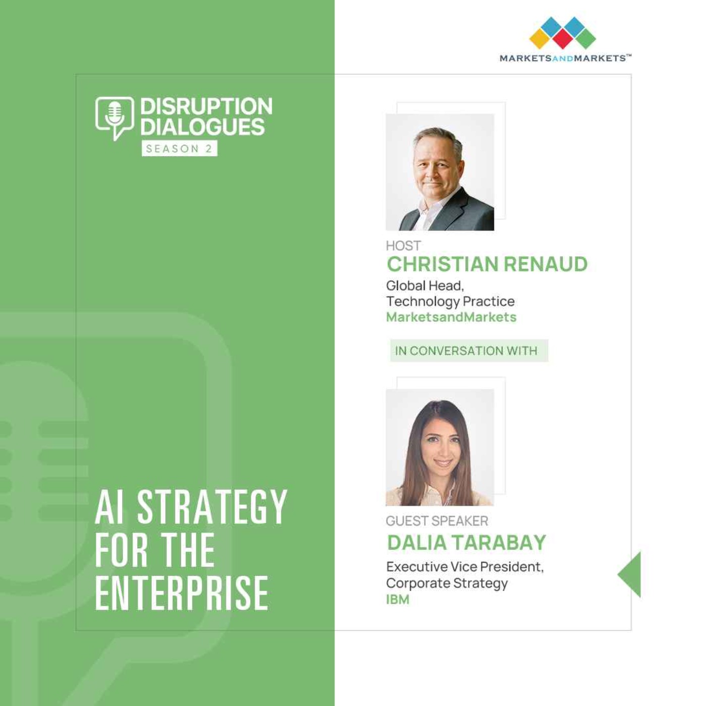 AI Strategy for Enterprises- Featuring Dalia Tarabay, EVP, Corporate Strategy, IBM