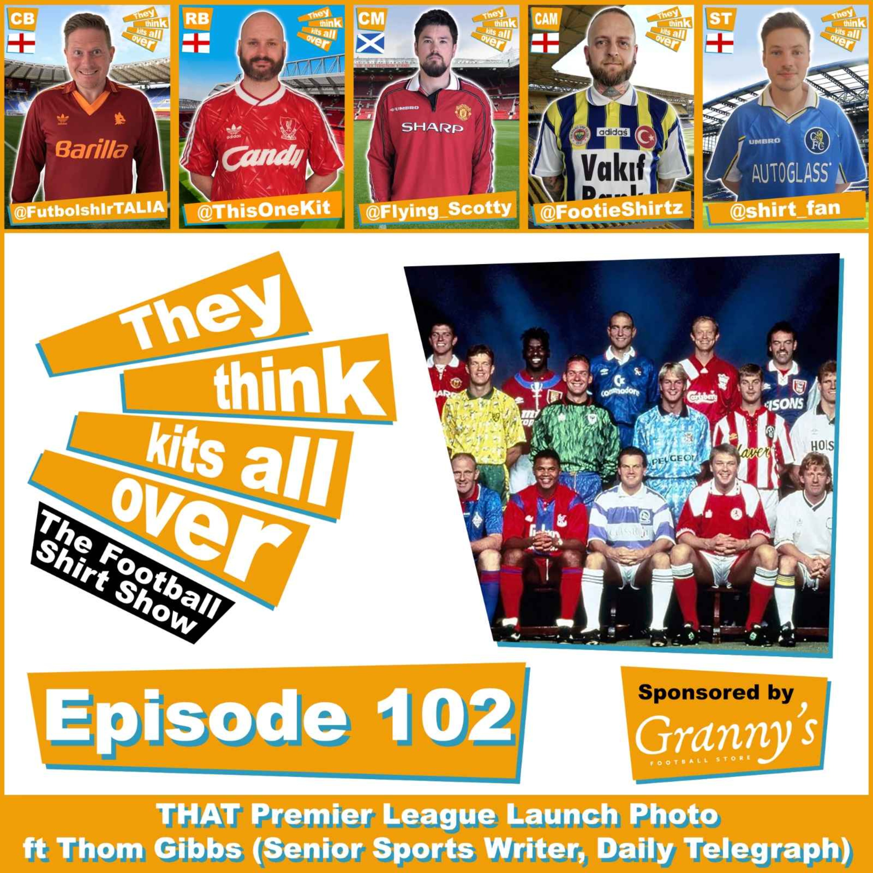 Episode 102 - THAT Premier League launch photo, ft Thom Gibbs