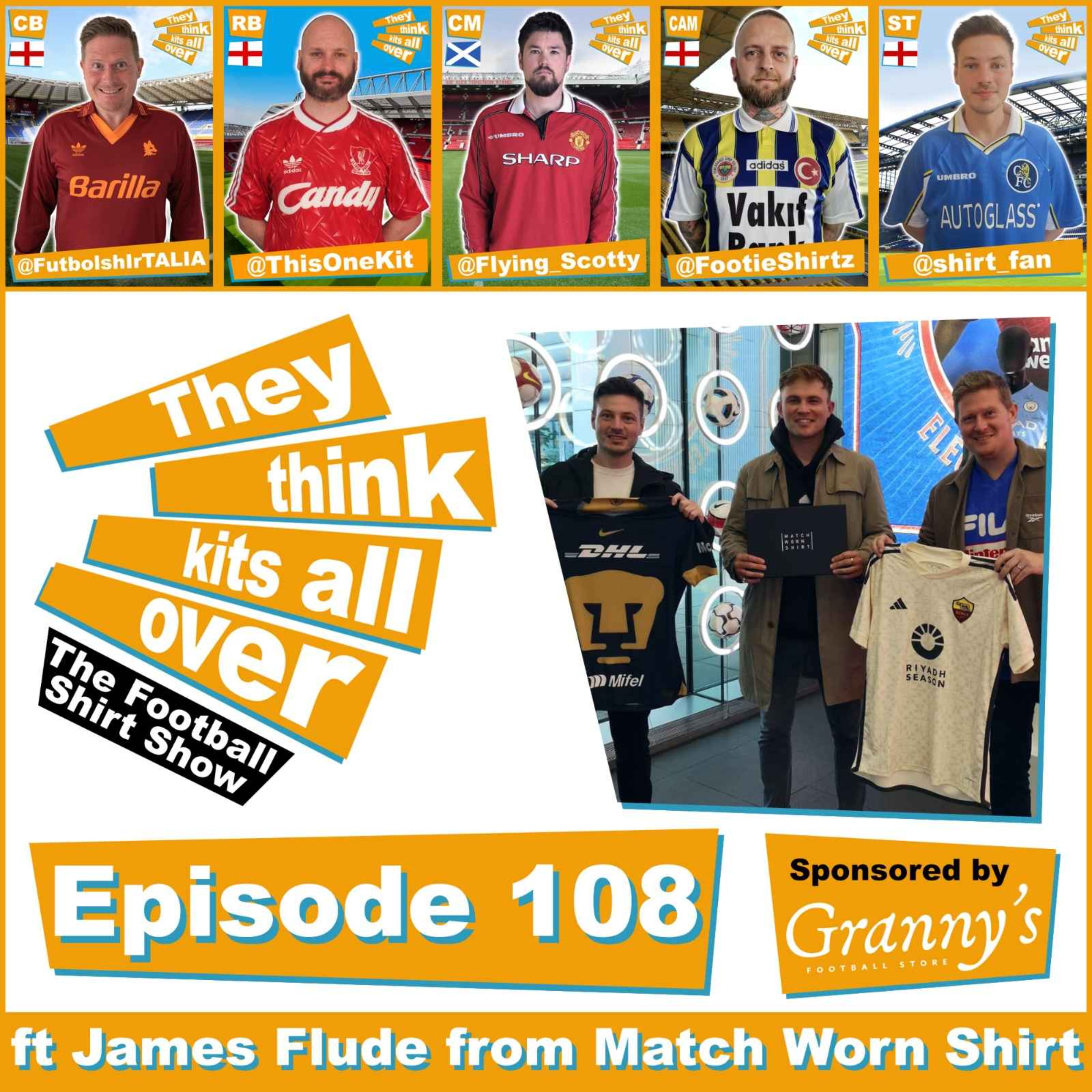 cover art for Episode 108 - MatchWornShirt ft James Flude 