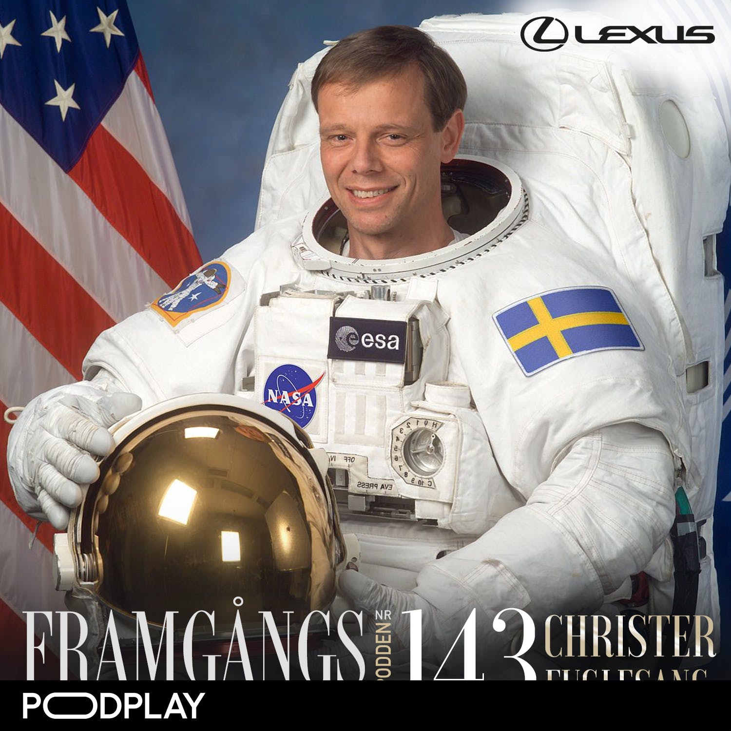 143. Christer Fuglesang, Astronaut. Original