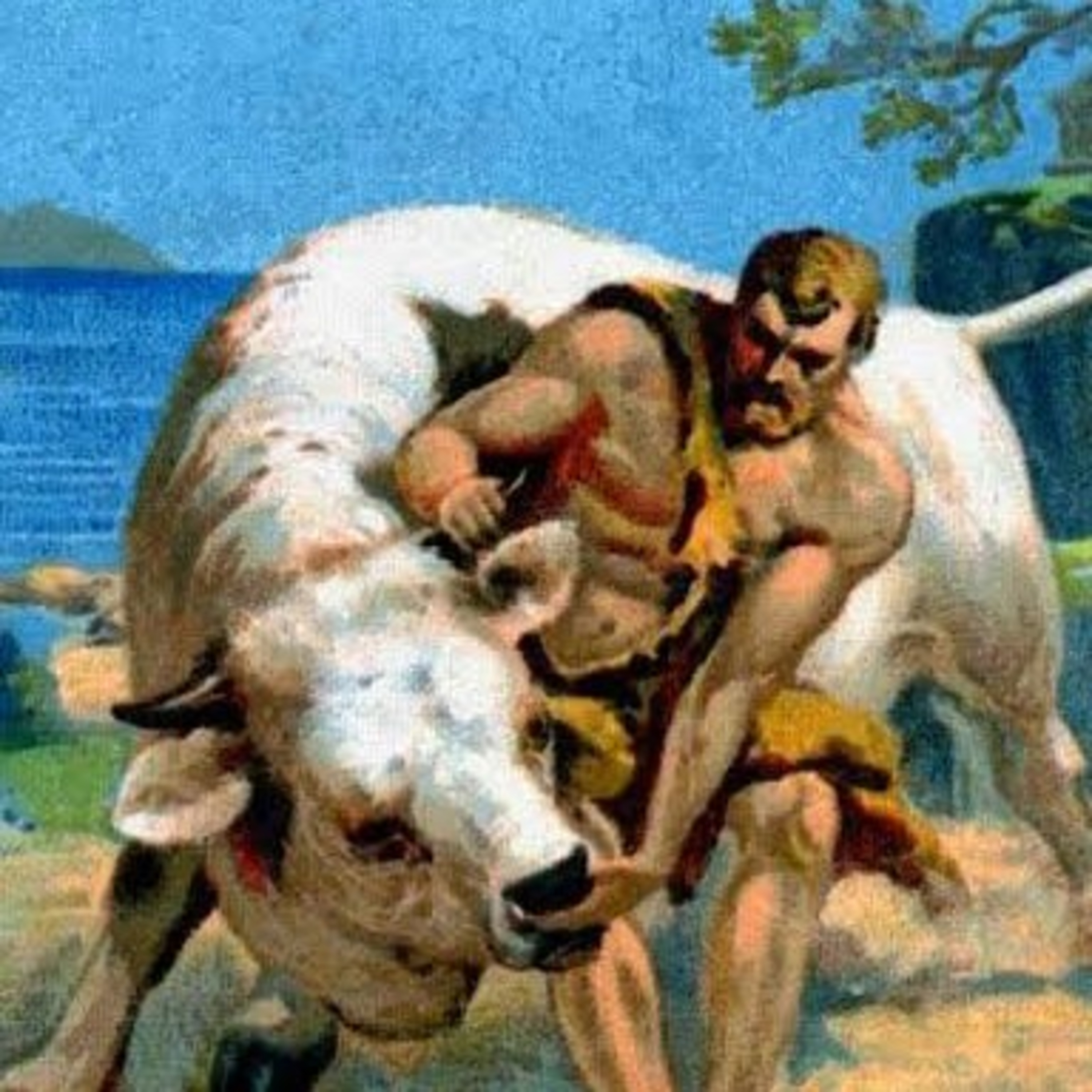Критский бык арт