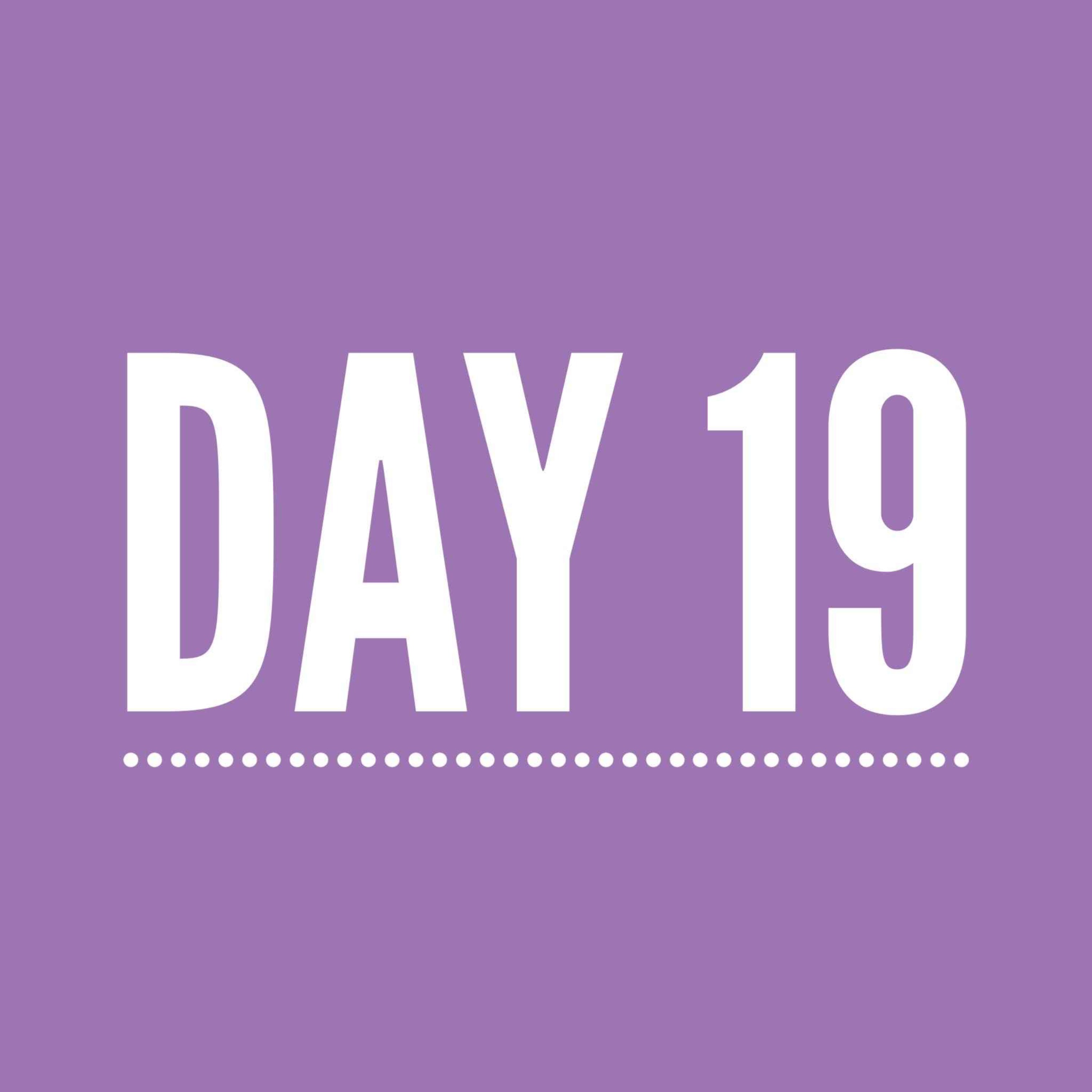 Gina's Facebook Live - Day 19 - Morning episode artwork