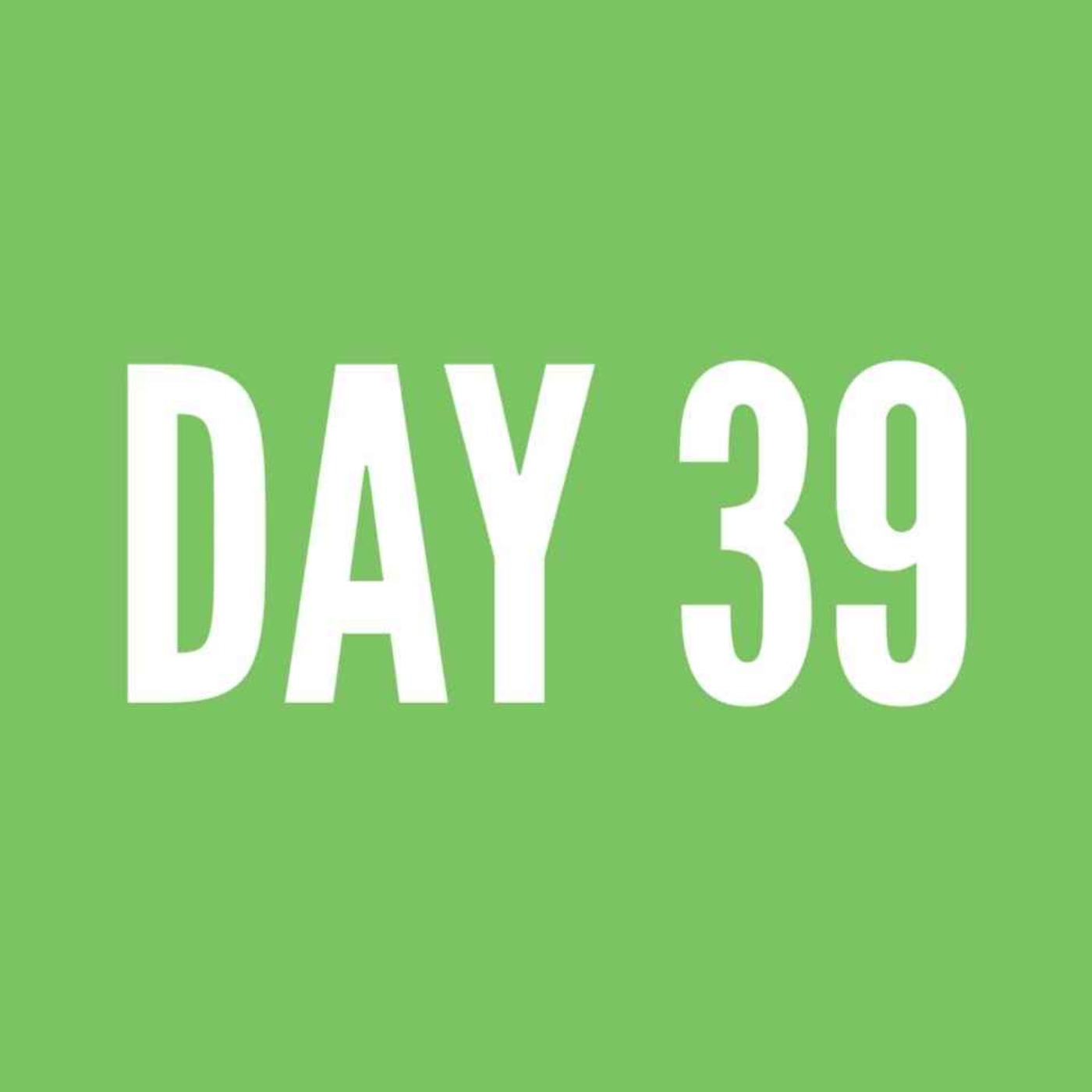 Gina's Facebook Live - Day 39 - Morning