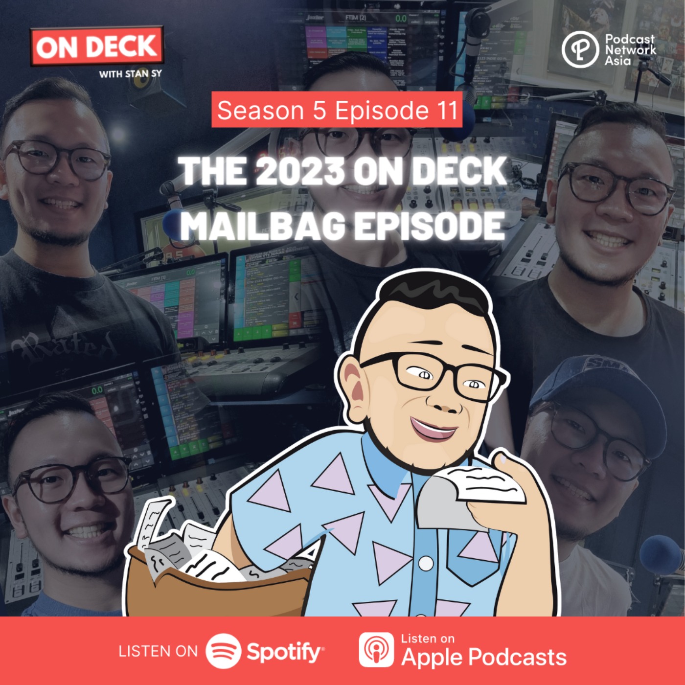 cover art for S5E11: The 2023 On Deck Mailbag Episode
