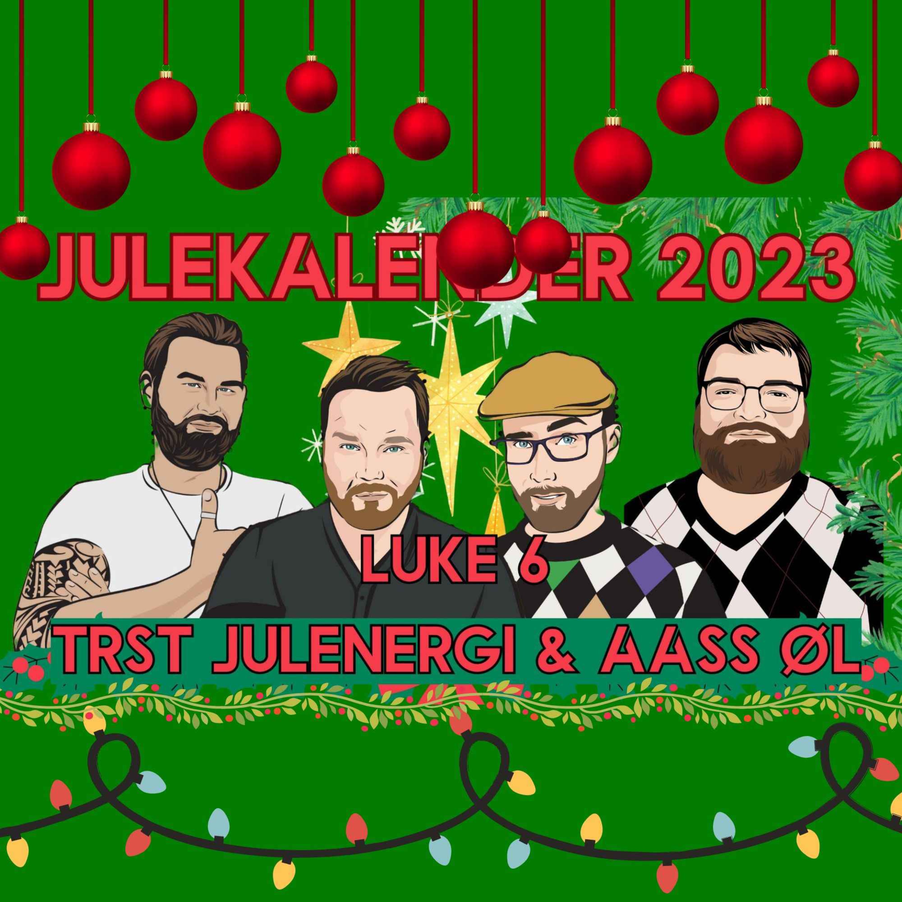 cover art for TRST Jule Energidrikk & Aass Juleøl | LUKE 6 AV 24 | Gamingklubbens Julekalender 2023