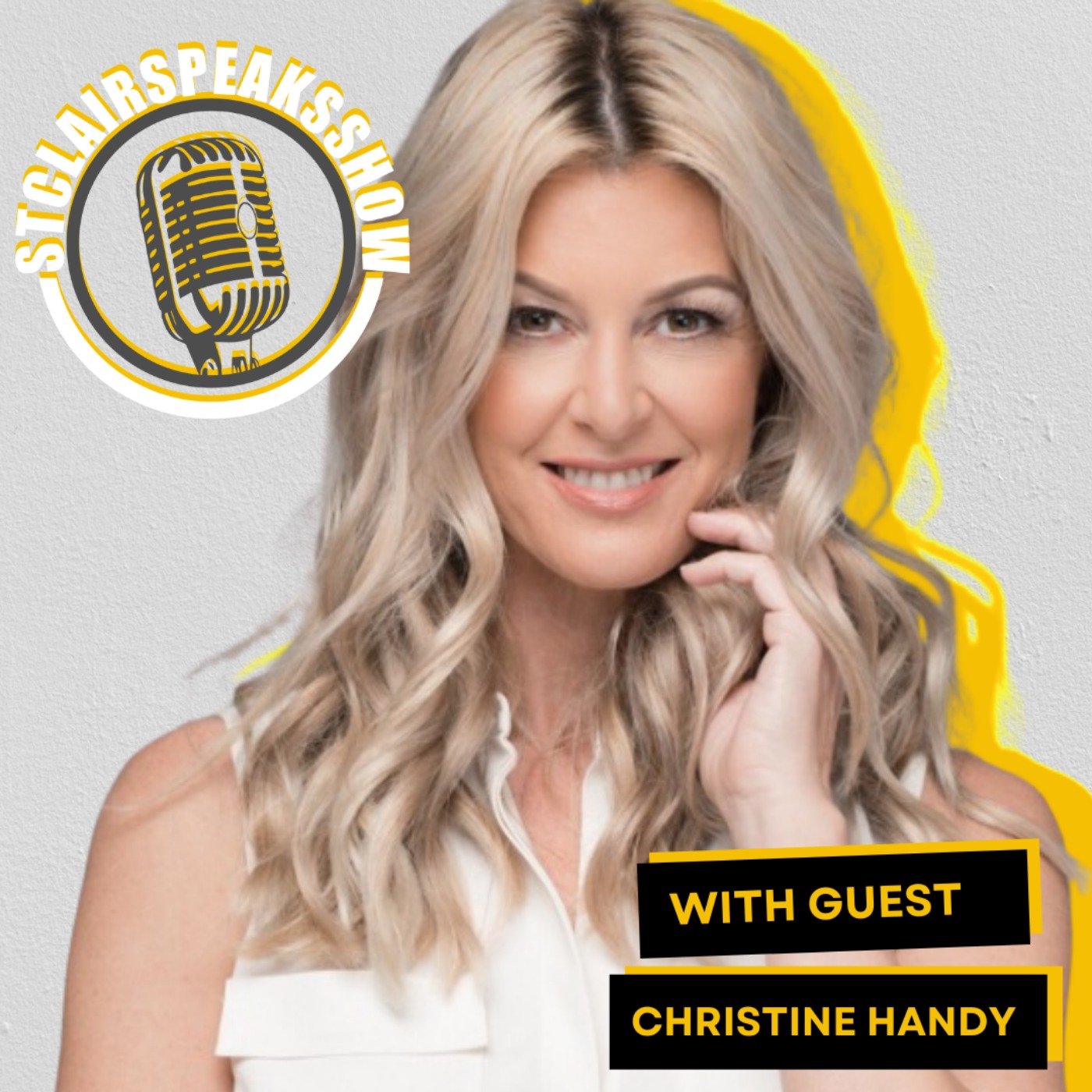 The StclairSpeaksShow Podcast with Christine Handy - Finding Your Purpose, Community & Support System. Image