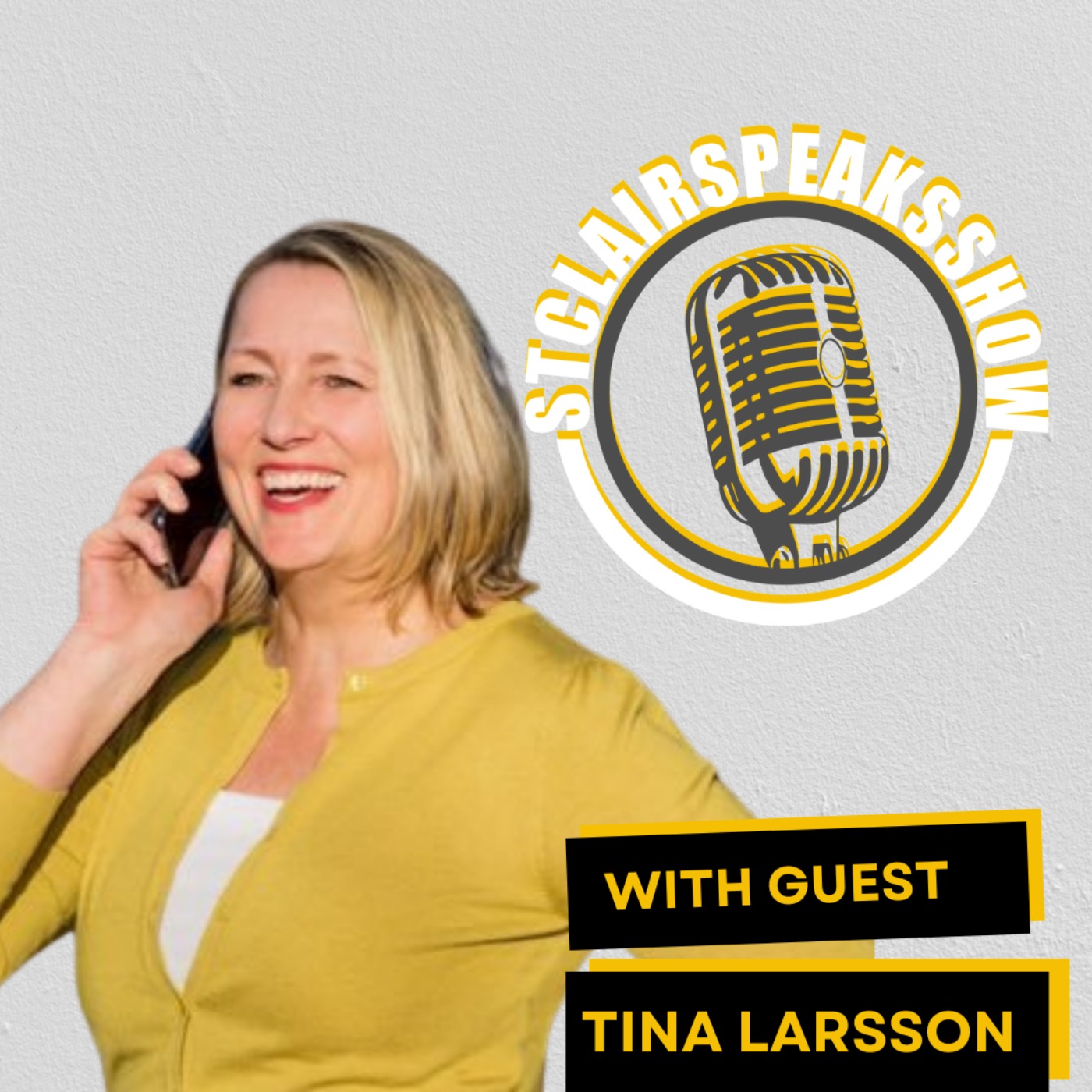 The StclairSpeaksShow Podcast with Tina Larsson - Sustainability & Reactive To Proactive Organization Image