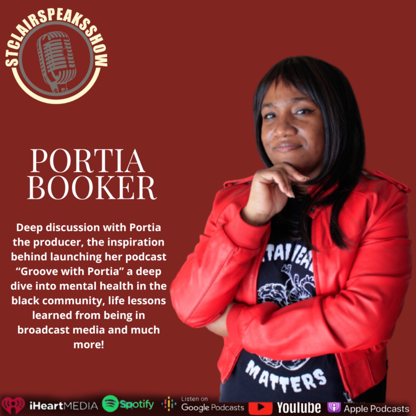 The StclairspeakShow featuring Portia Booker Image