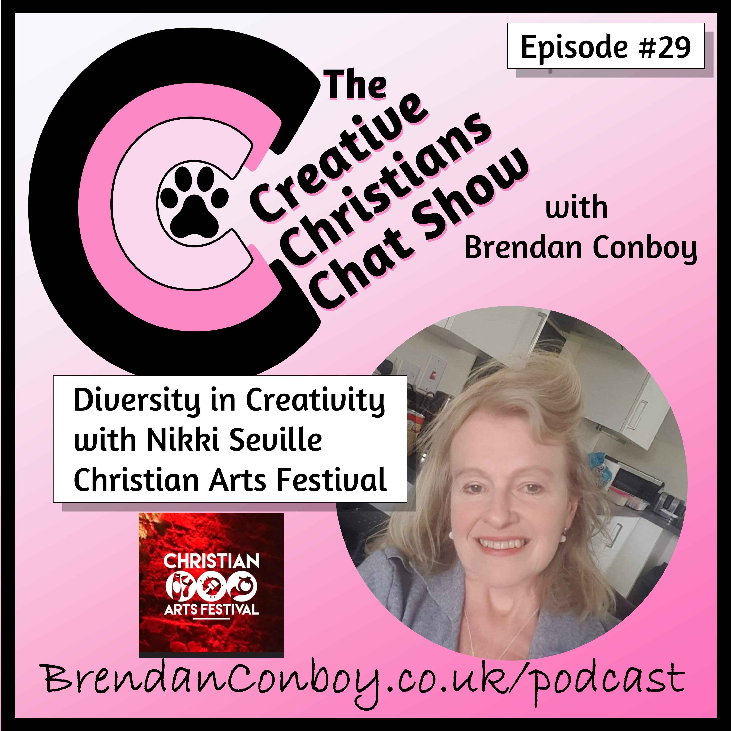 cover art for Diversity in Creativity with Nikki Seville