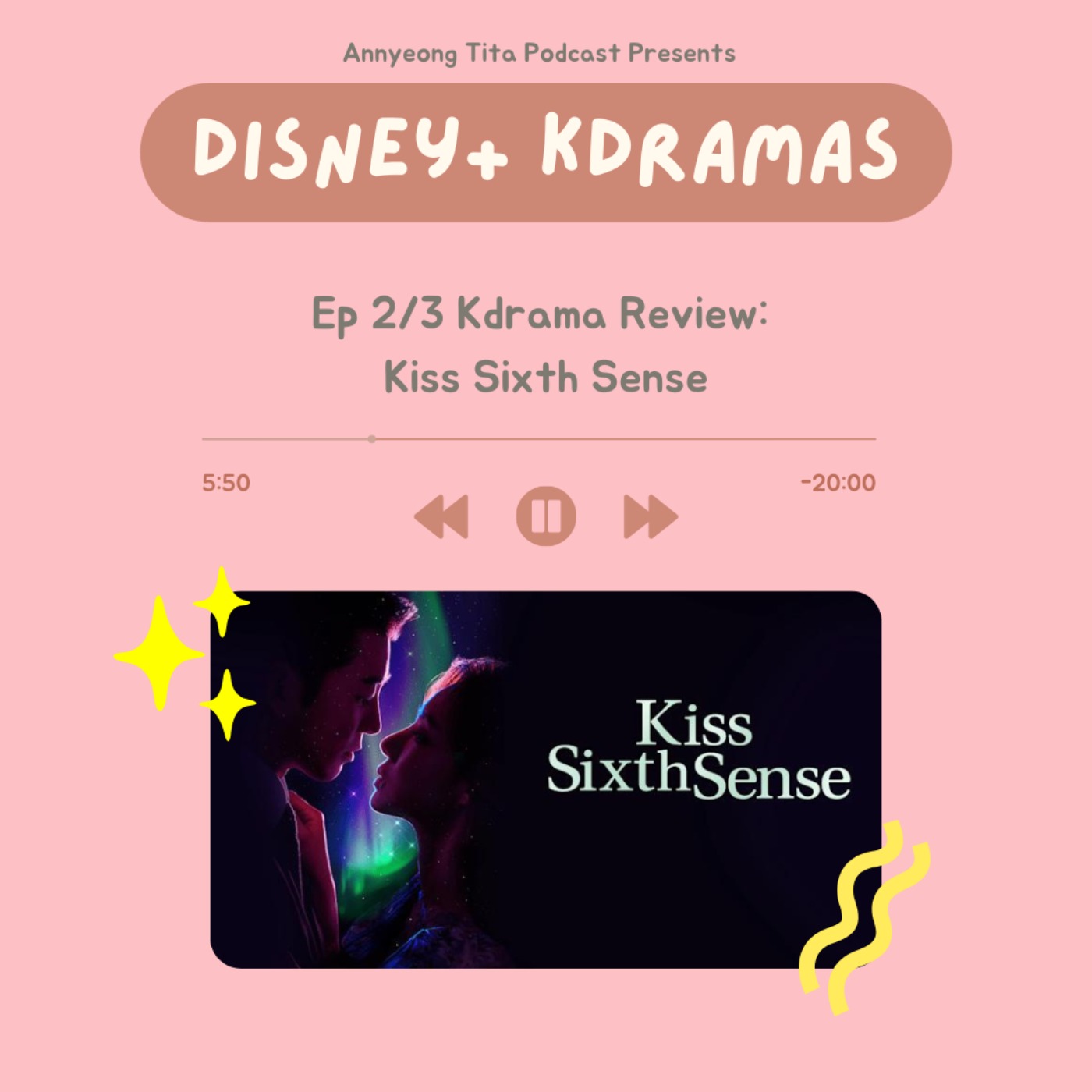 cover art for Ep228 KDrama Review: Kiss Sixth Sense