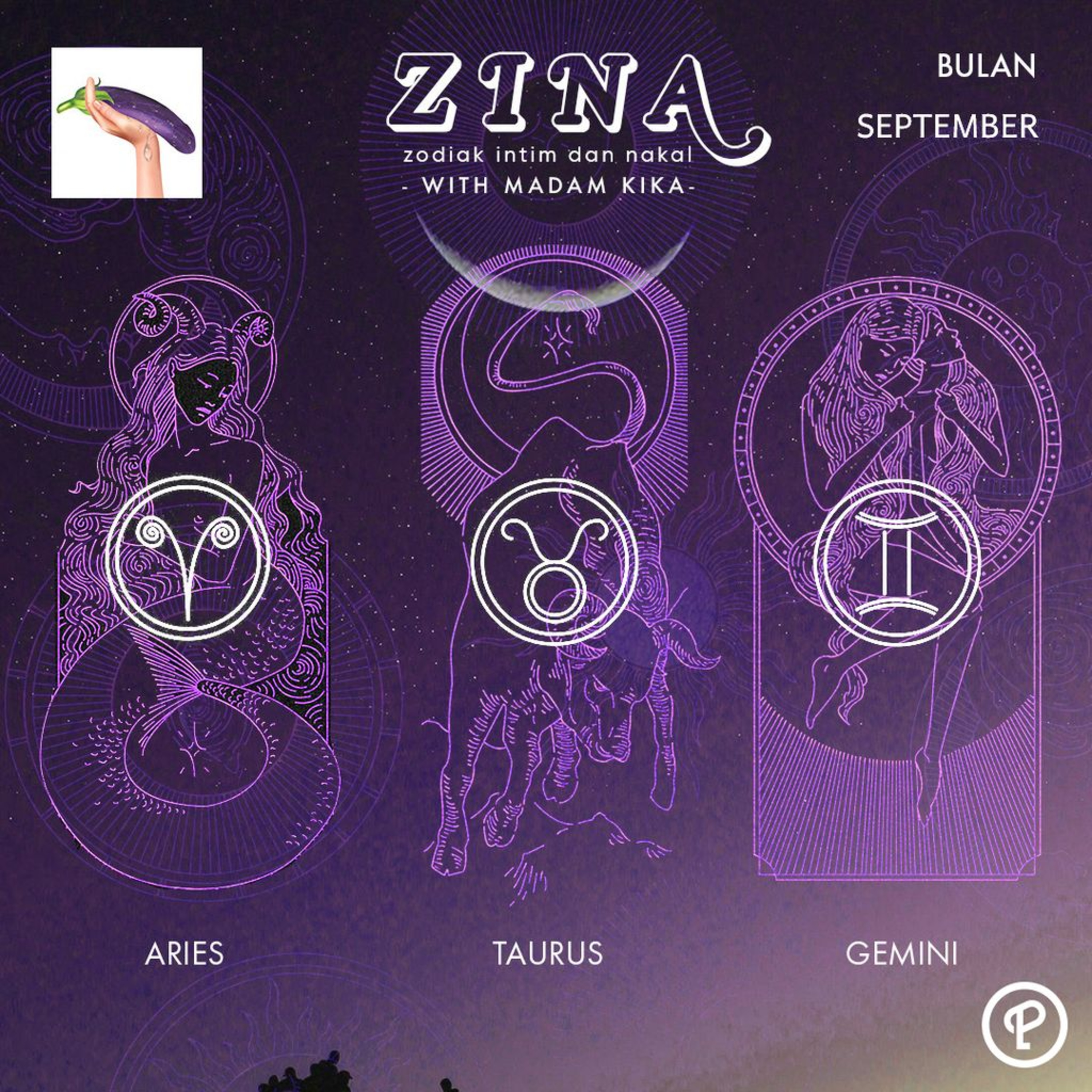 cover of episode 9. ZODIAK INTIM & NAKAL (ZINA) - Aries, Taurus, Gemini di Virgo Season