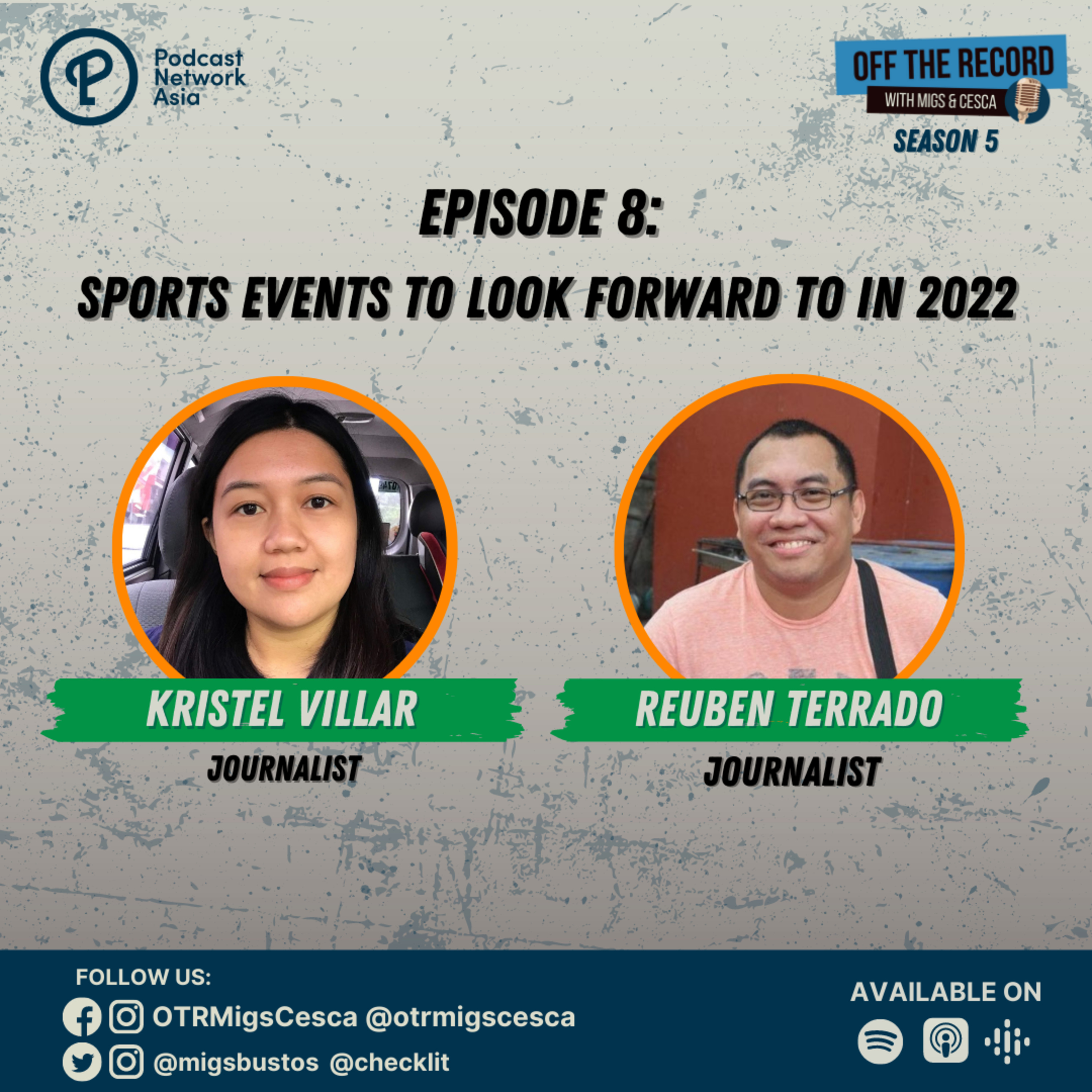 S05E08: Sports Events to look forward to in 2022 with Reuben Terrado & Kristel Villar