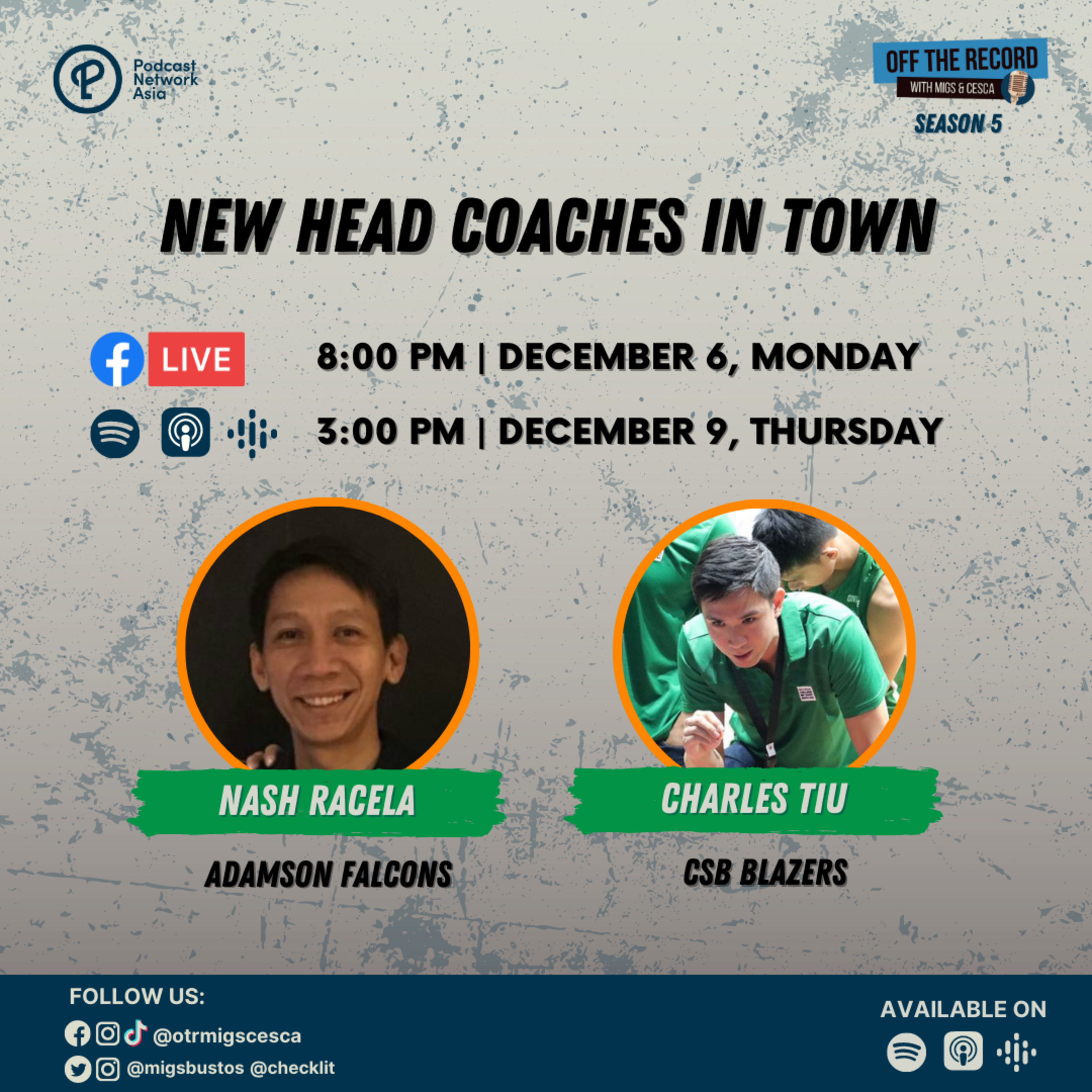 S05E04: New Head Coaches in Town with Nash Racela & Charles Tiu