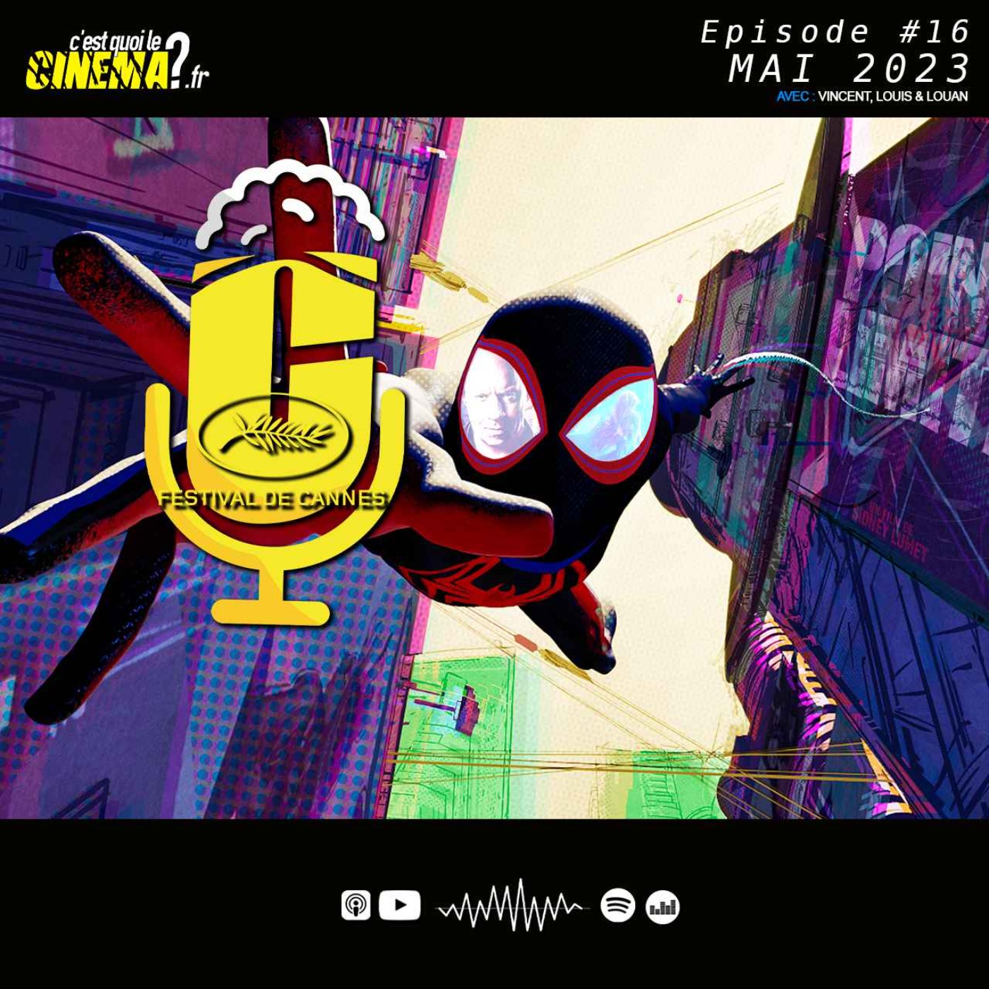 cover art for CQLCM EP.16 - ACROSS THE SPIDER-VERSE, CANNES 2023, L'ILE ROUGE, FAST X & POINT LIMITE 