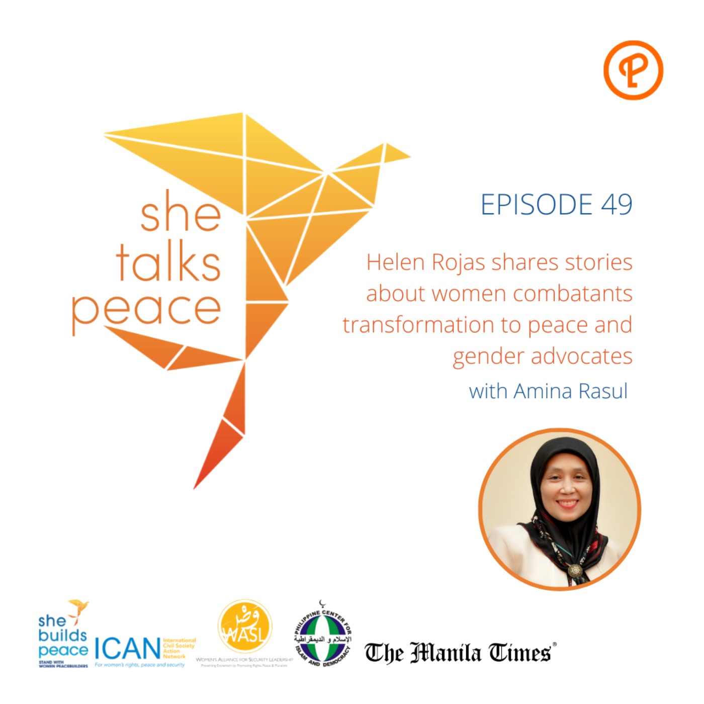 Ep. 49: Helen Rojas shares stories about women combatants transformation to peace and gender advocates episode artwork