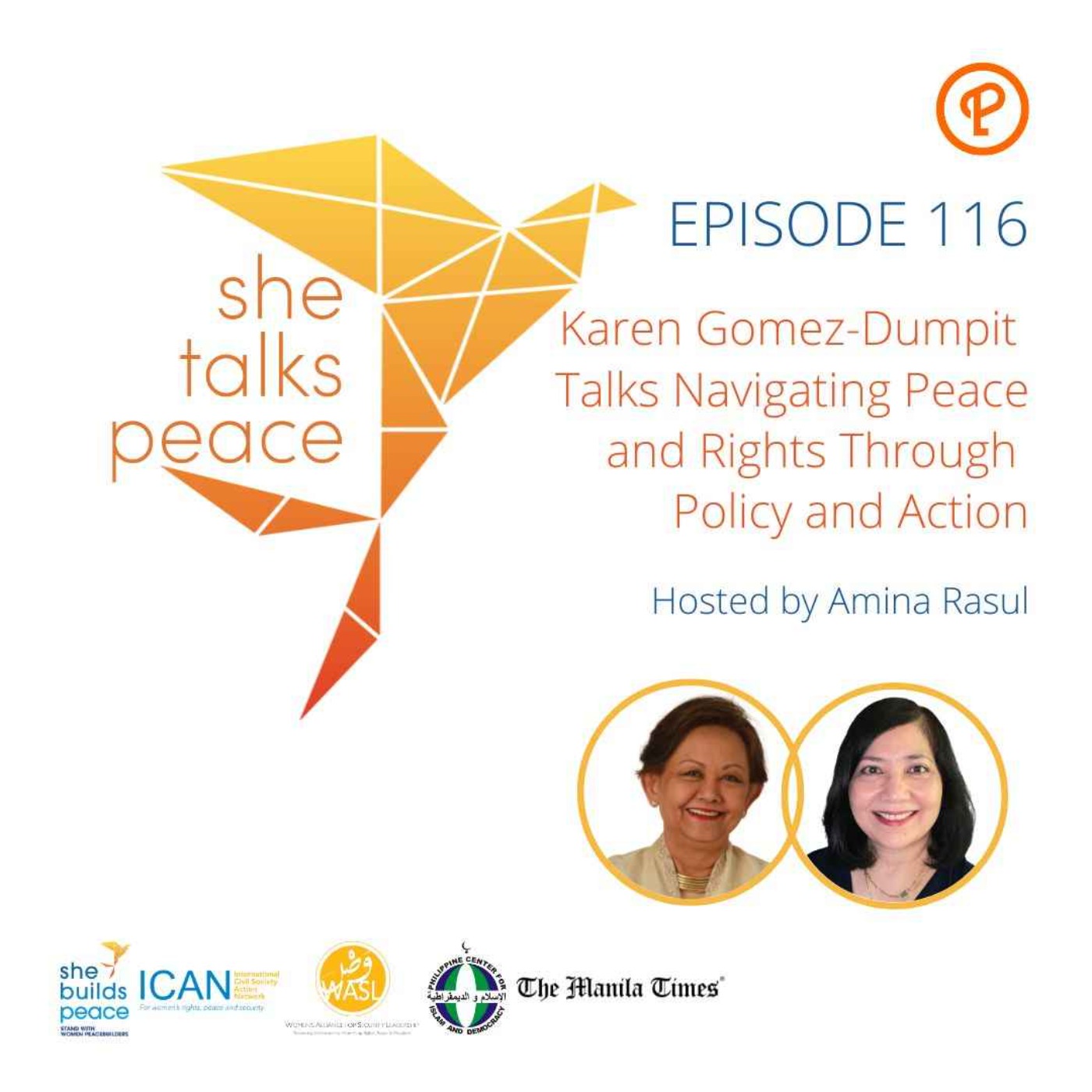 cover art for Ep. 116: Karen Gomez-Dumpit Talks Navigating Peace and Rights Through Policy and Action