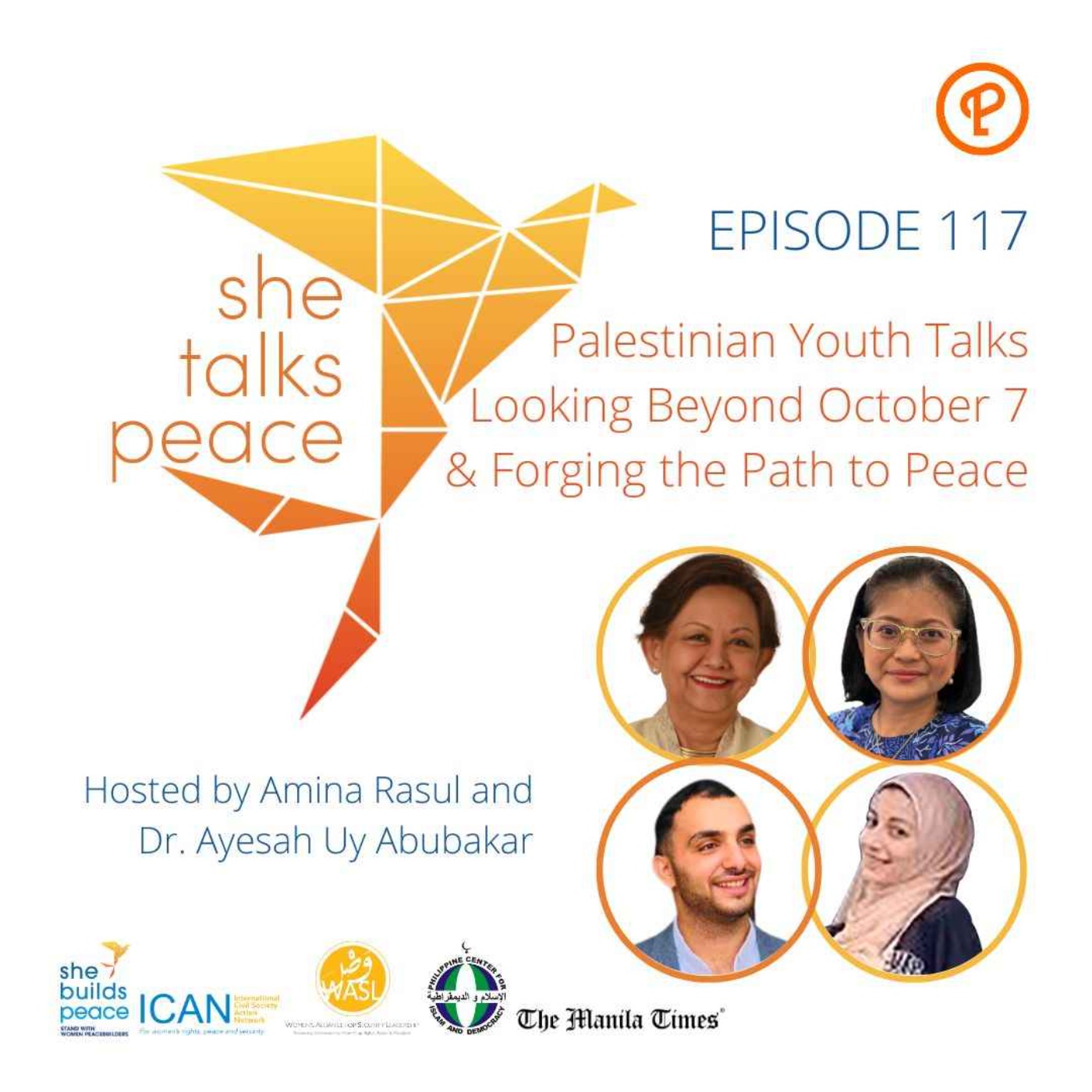 cover art for Ep. 117: Palestinian Youth Talks Looking Beyond October 7 and Forging the Path to Peace