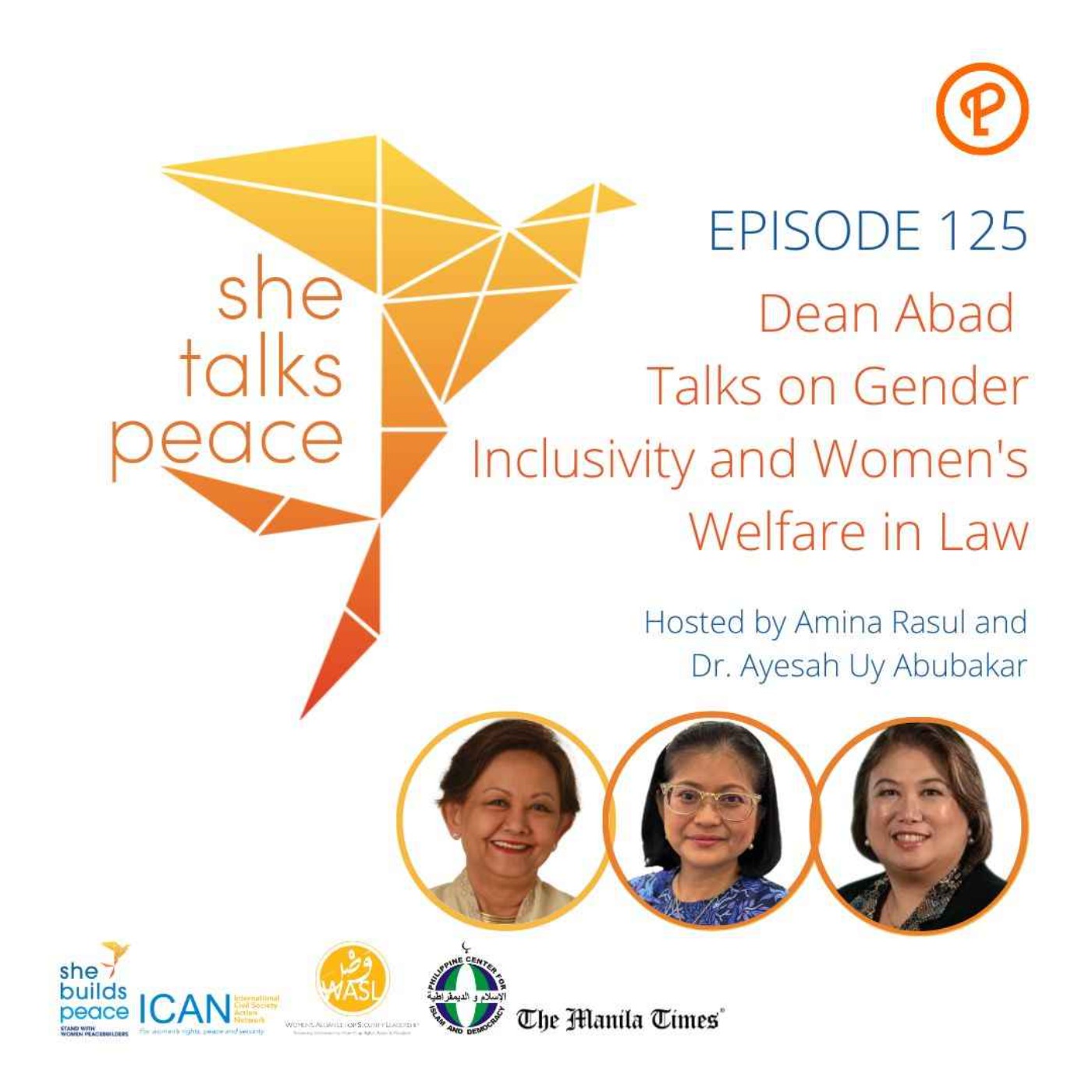 cover art for Ep.125: Dean Abad Talks on Gender Inclusivity and Women's Welfare in Law