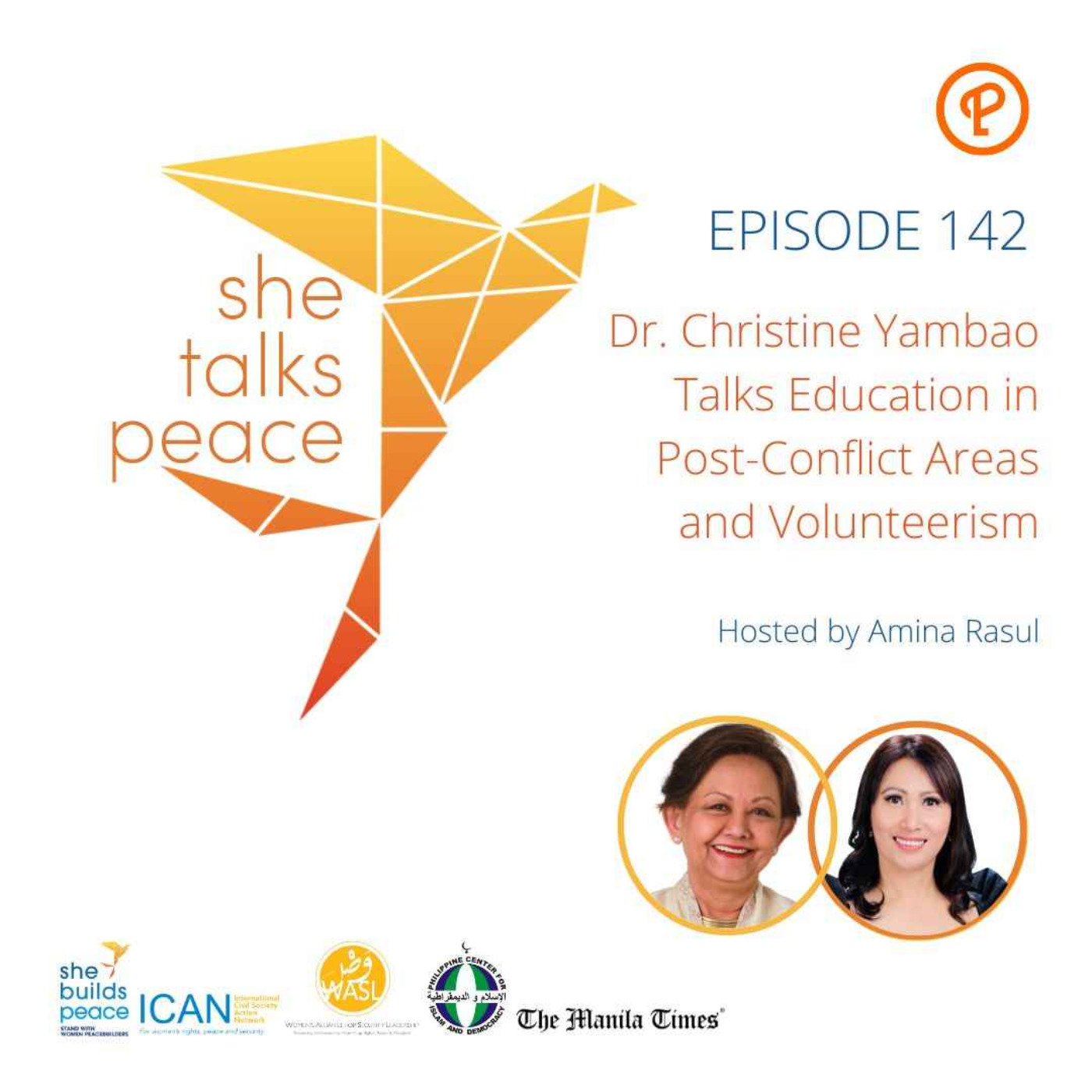 Ep.142: Dr. Christine Yambao Talks Education in Post-Conflict Areas and Volunteerism episode artwork