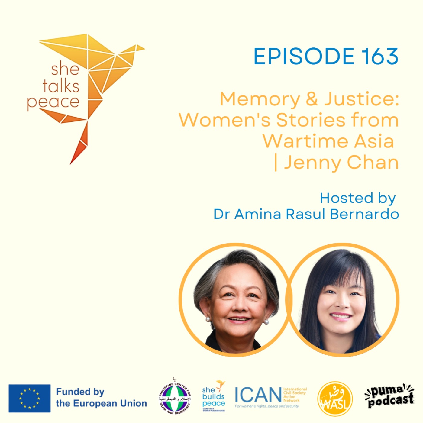 Ep. 163 : Memory & Justice: Women's Stories from Wartime Asia | Jenny Chan episode artwork