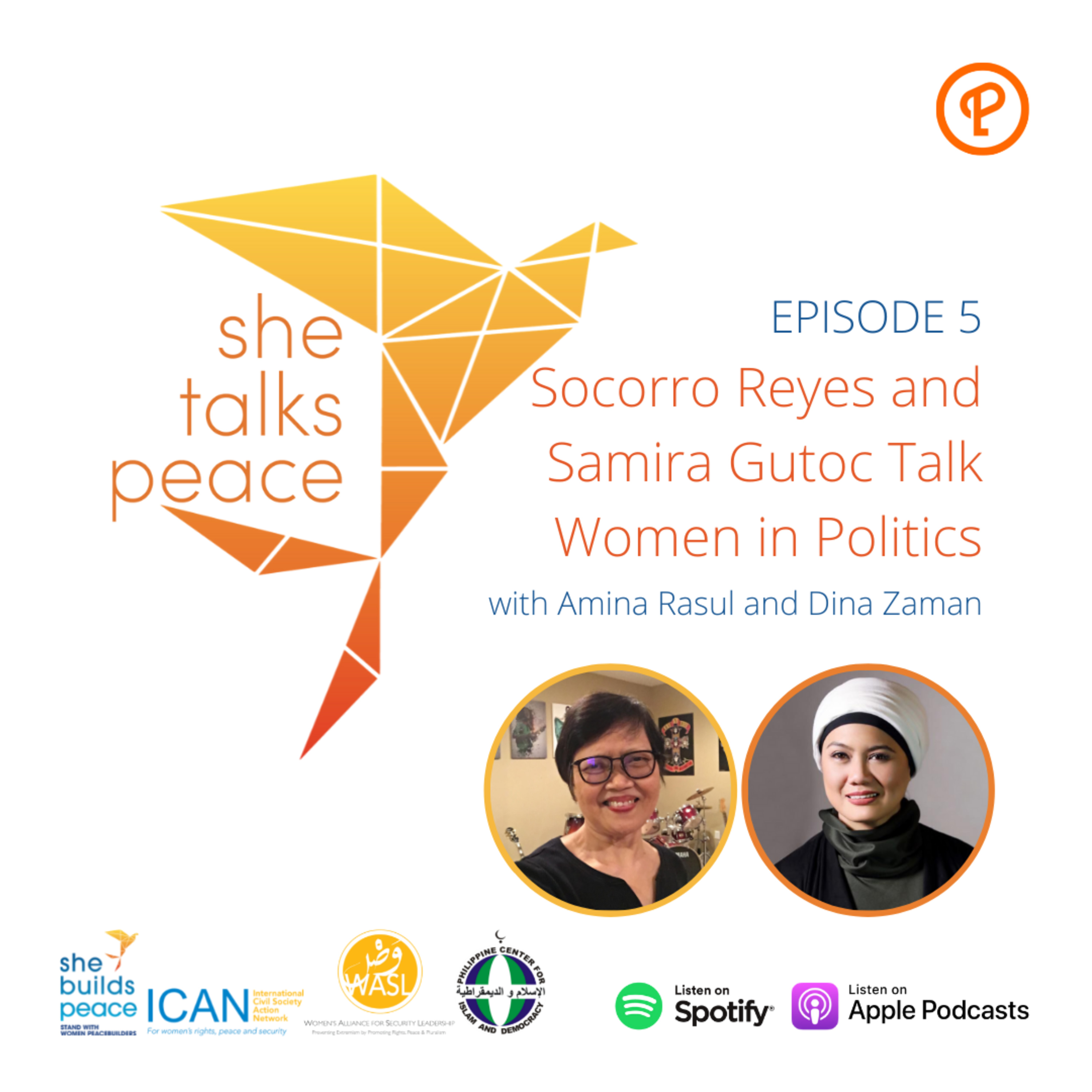 Ep. 5: Socorro Reyes and Samira Gutoc Talk Women in Politics