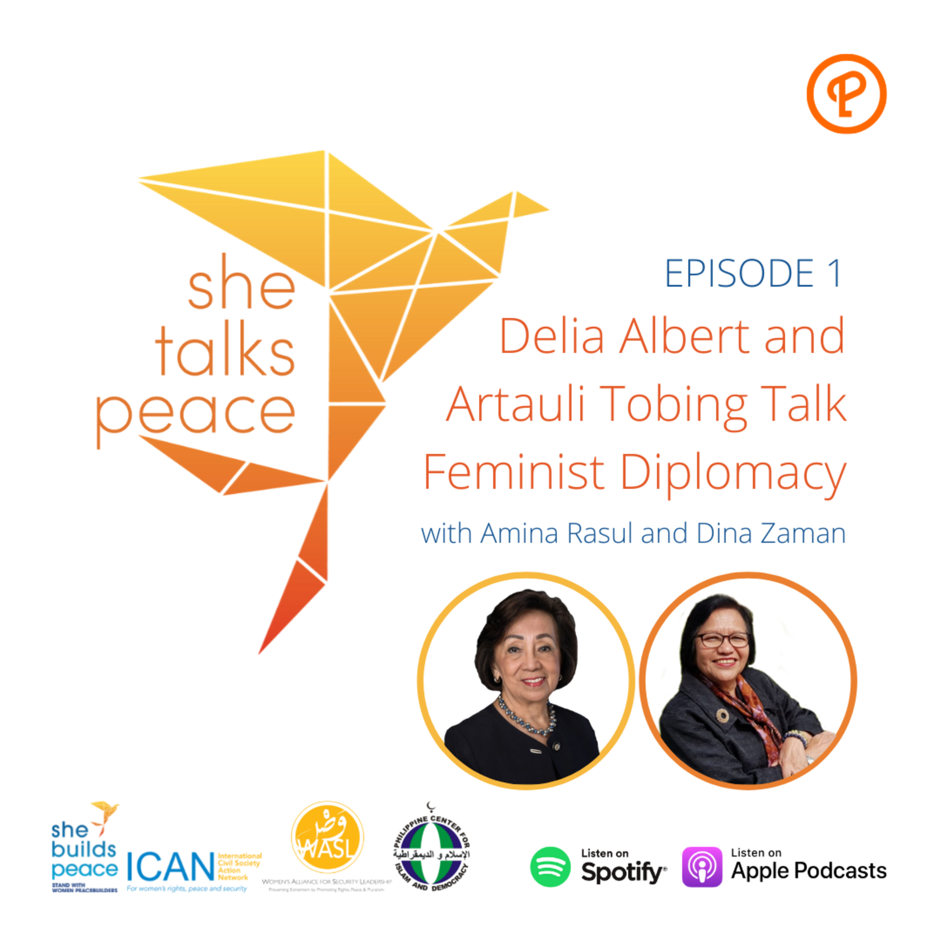 Ep. 1: Delia Albert and Artauli Taubing Talk Feminist Diplomacy episode artwork