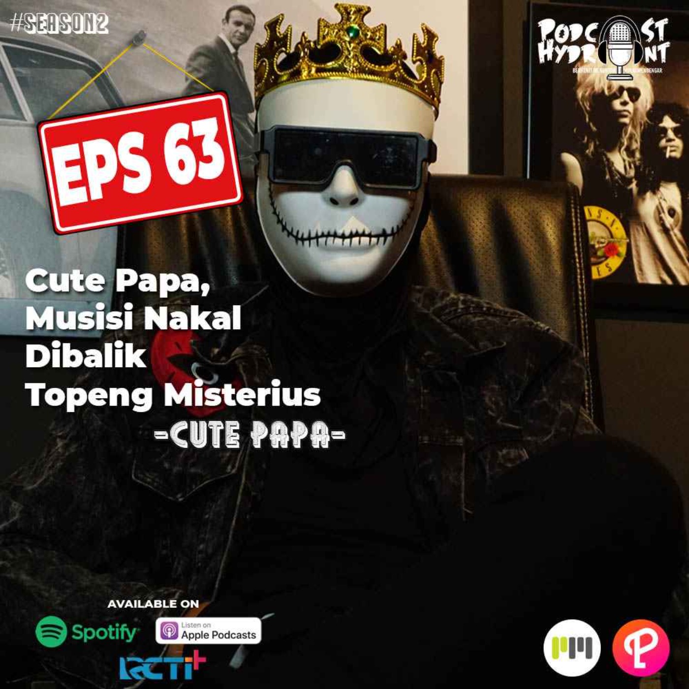 cover art for S2 Eps 63 Cute Papa, Musisi Nakal Dibalik Topeng Misterius with Cute Papa