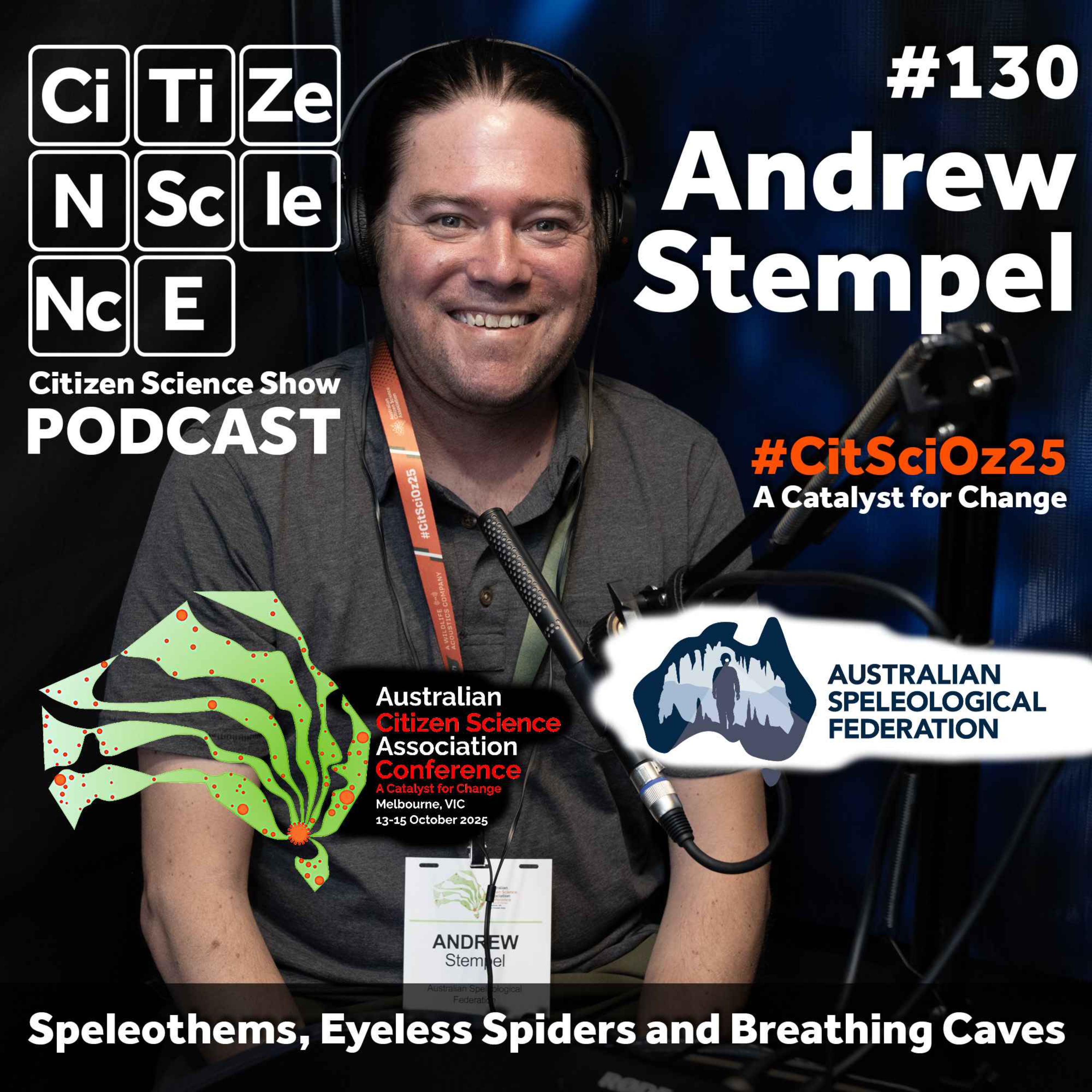 #130 Caves Beneath the Nullarbor: Exploring Australia’s Hidden World with Andrew Stempel episode artwork